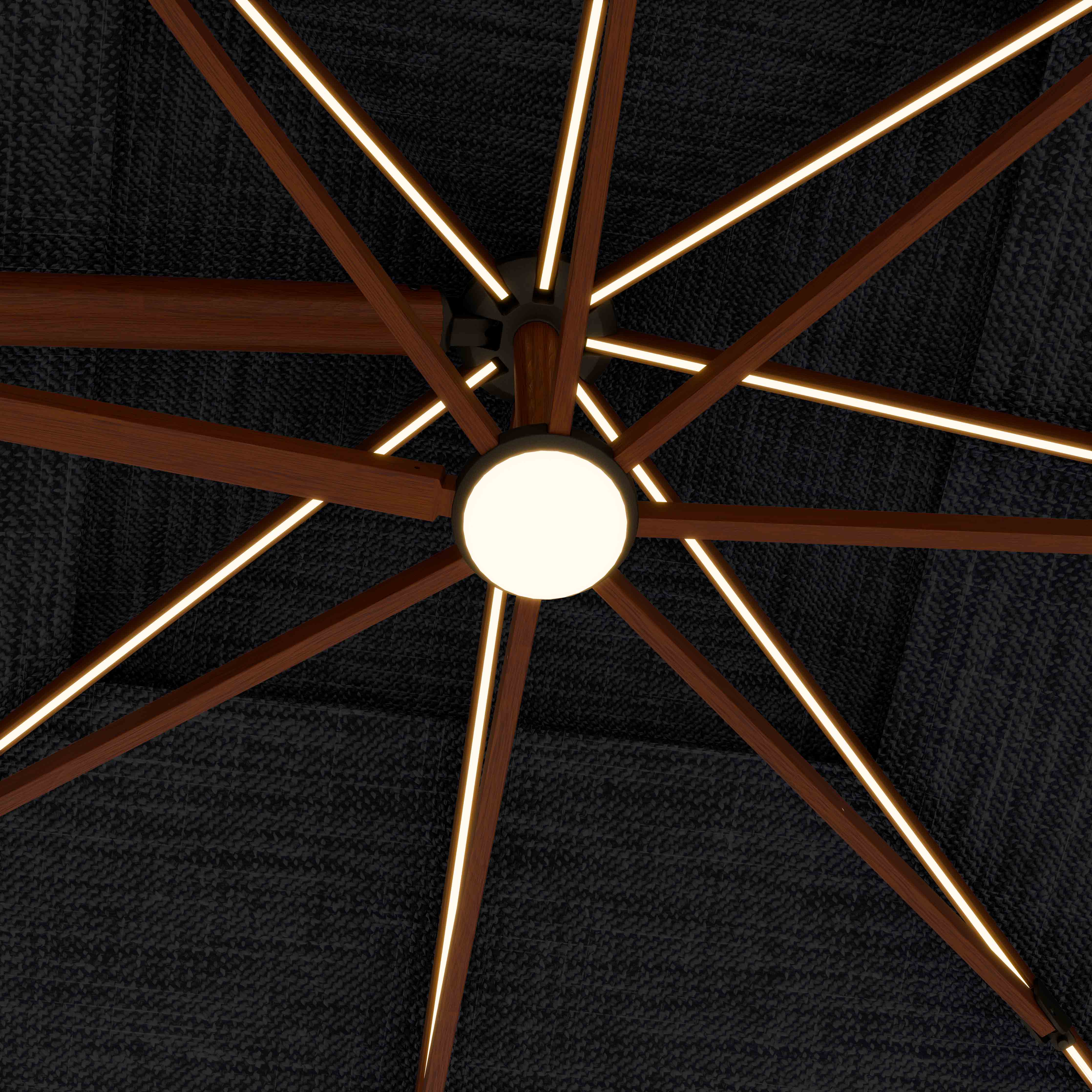 #pole finish_Wooden