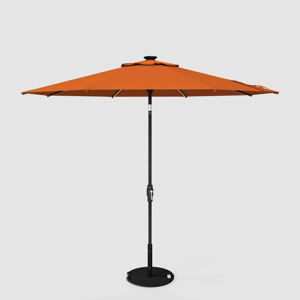 7.5 terracotta patio umbrella Tilt Patio Umbrella | Auto-Tilt, LED Lighting, Wind Resistant | Commercial Grade | Sunbrella Terracotta