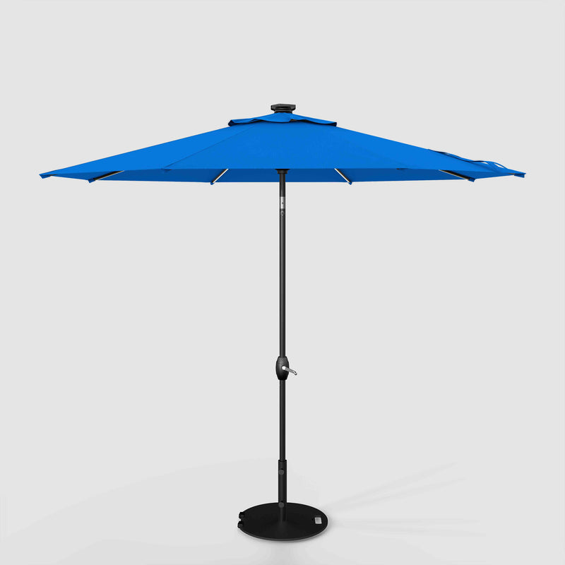 bending patio umbrella PURPLE LEAF 12 FT, Double Top, Thick Pole, Pebble Grey 8 Sturdy Fiberglass Ribs Offset Hanging Umbrella - Beige