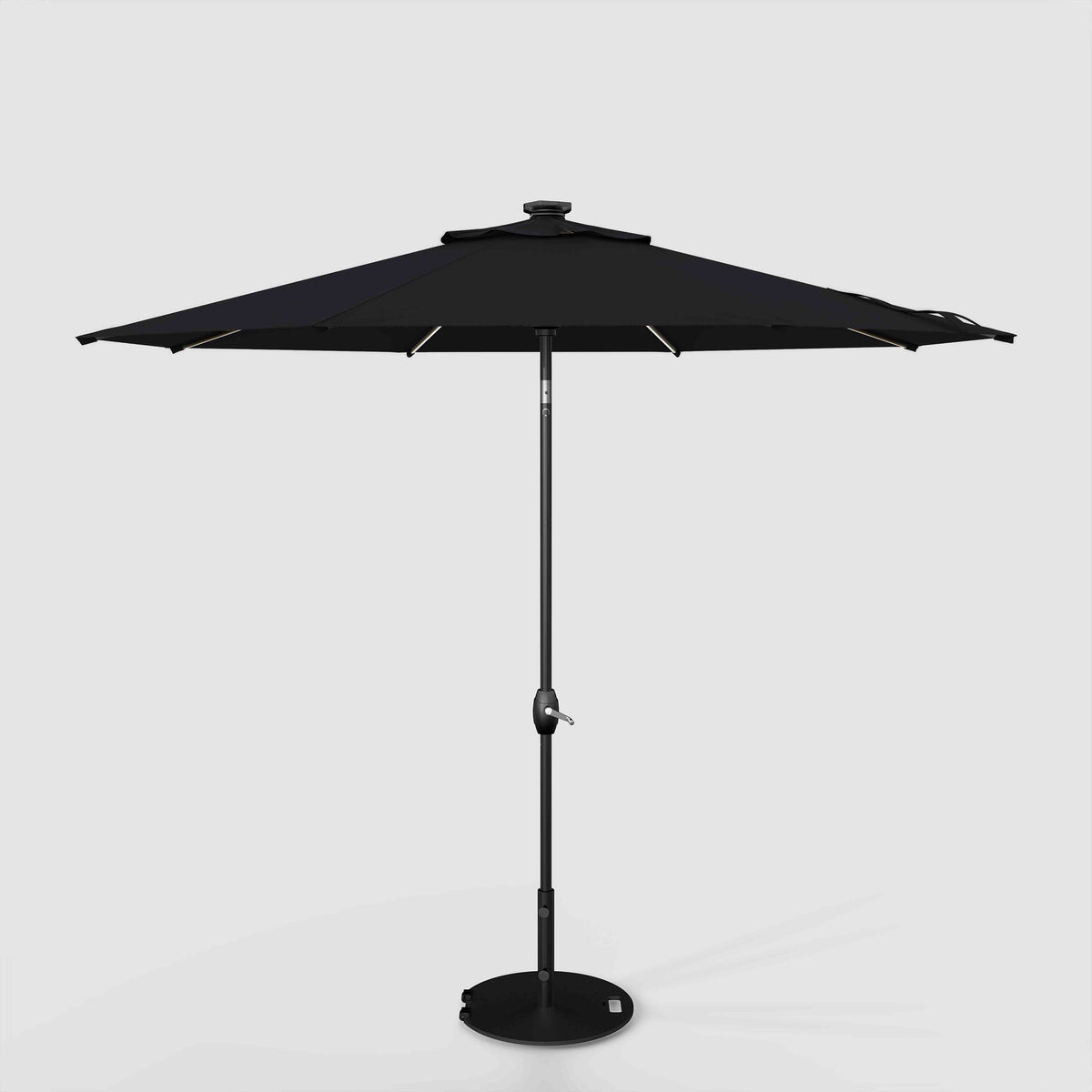 glucksteinhome market patio umbrella with led lights Tilt Patio Umbrella