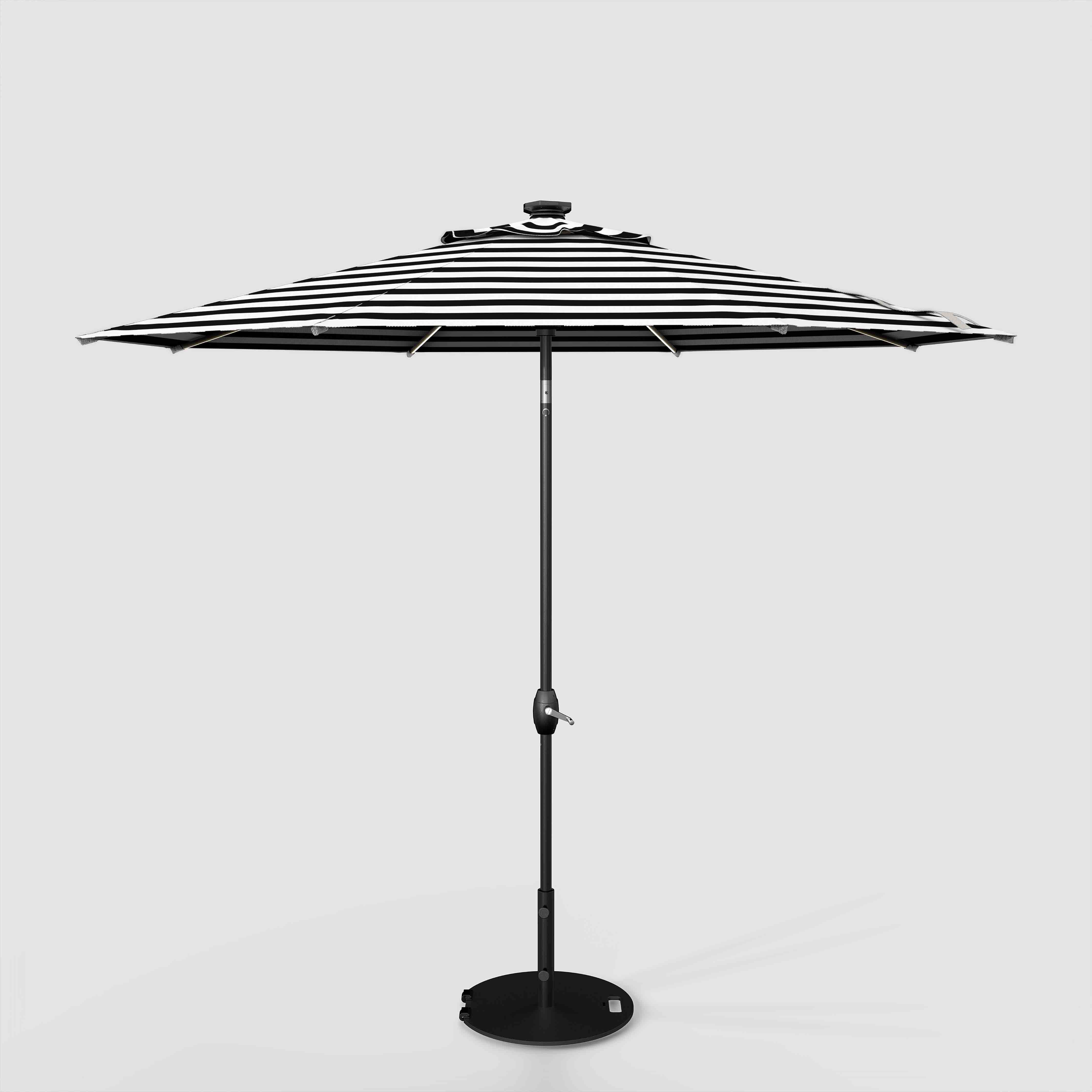 The Glow - Sunbrella Black & Grey