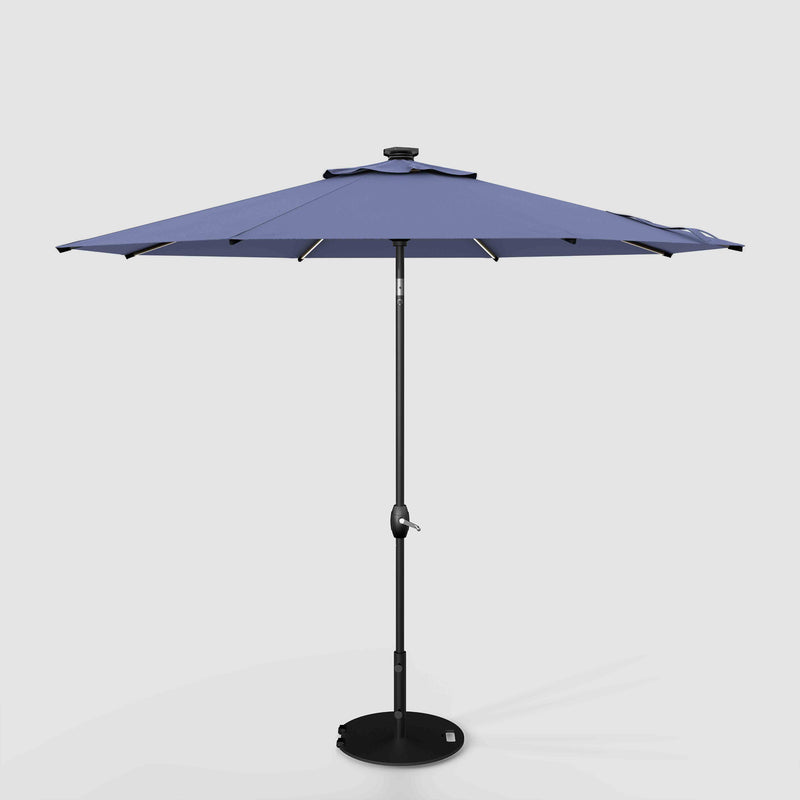 ellimgton 9 ft tiltable patio umbrella Galtech 737 Not suitable for commercial use. 9' Black Frame Market Umbrella
