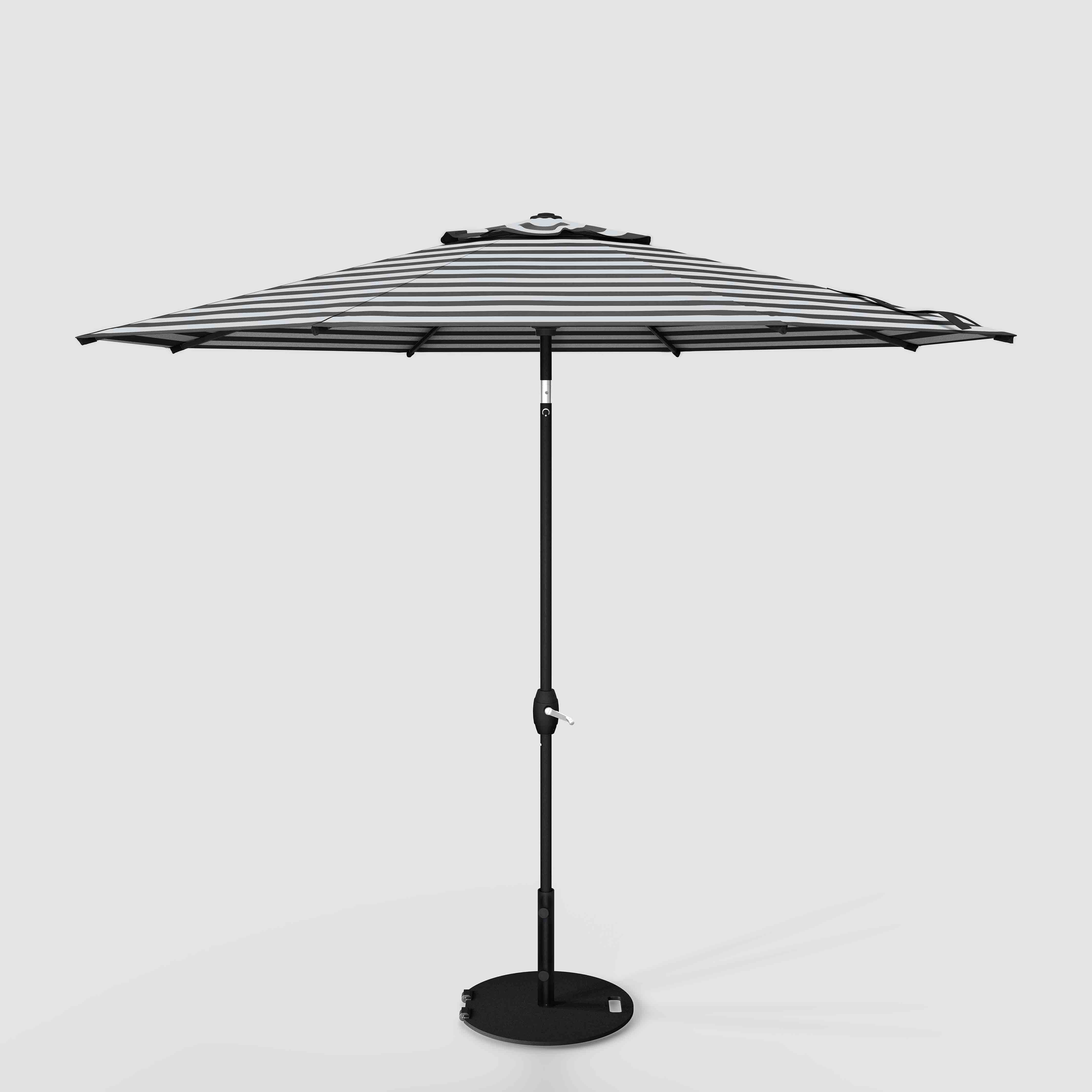 The Lean™ - Sunbrella negro y gris