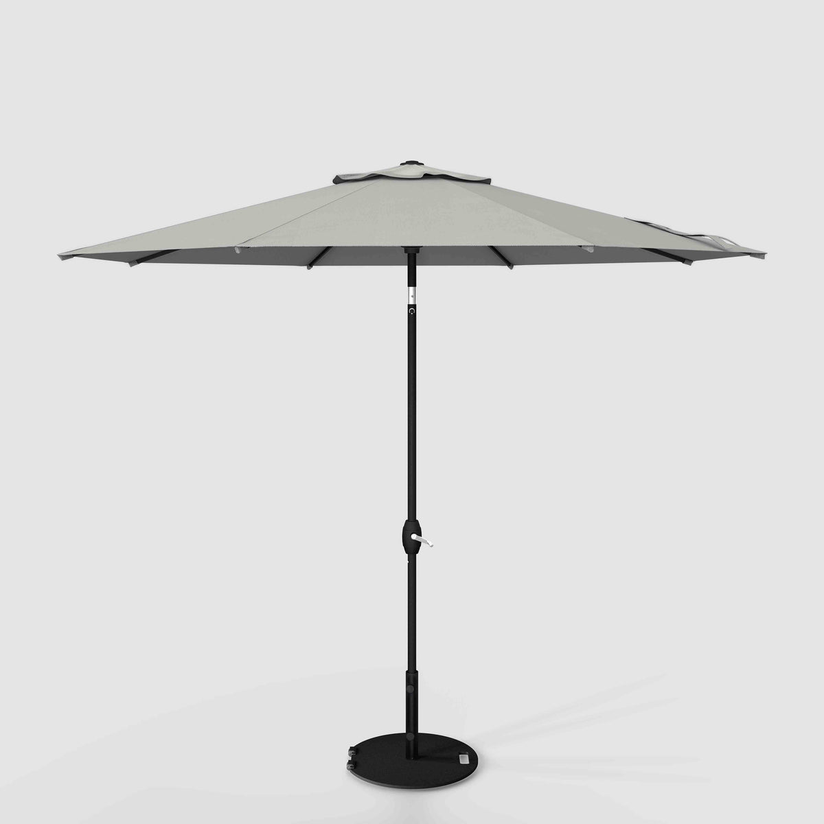 Tilt Patio Umbrella | Auto-Tilt, Fade-Proof, Wind Resistant | Commercial Grade | Terylast Matter Grey