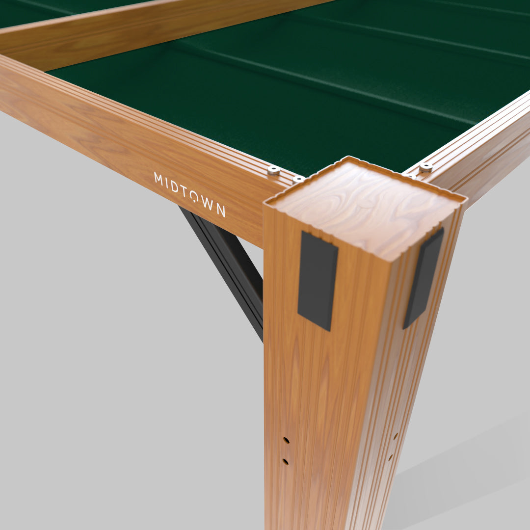 #configuration pergola_U shape #frame colour_Wood