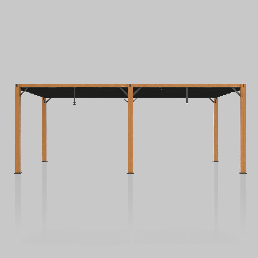 #configuration pergola_double #frame colour_Wood