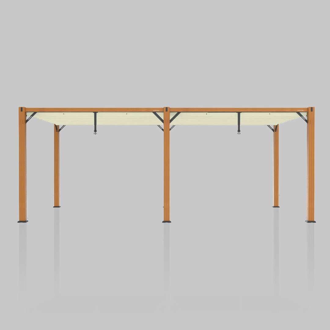 #configuration pergola_double #frame colour_Wood