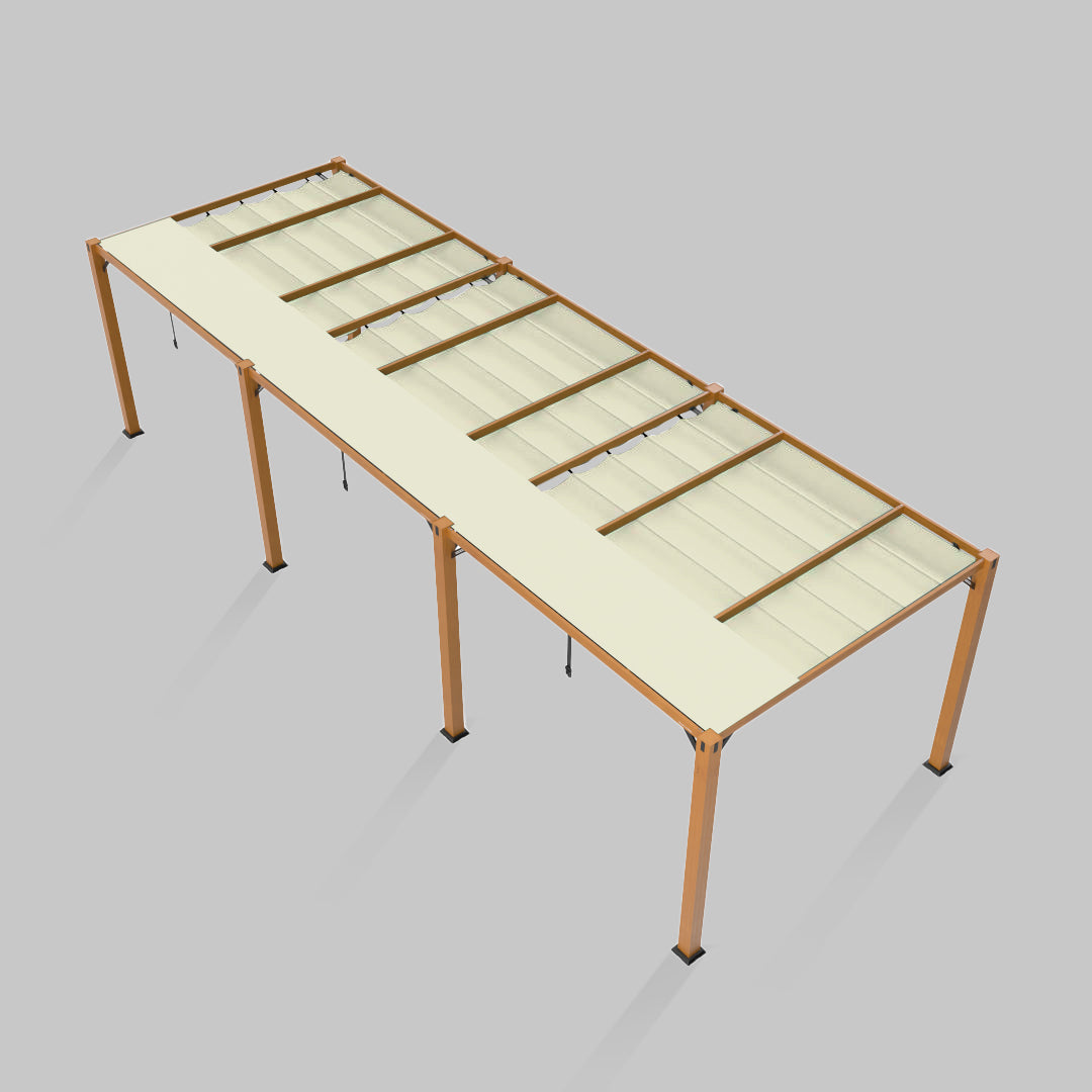 #configuration pergola_double #frame colour_Wood