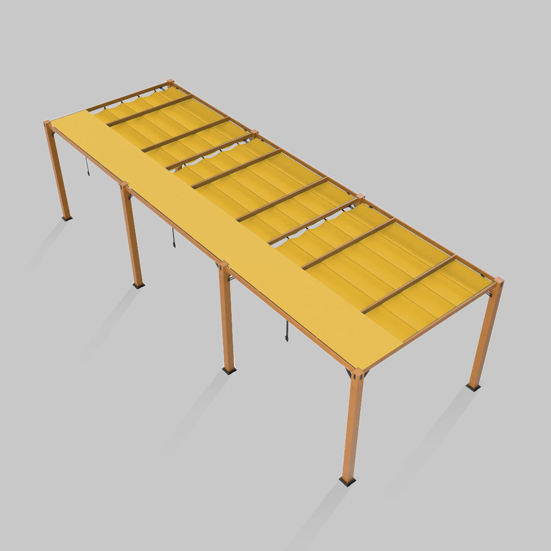 #configuration pergola_triple #frame colour_Wood
