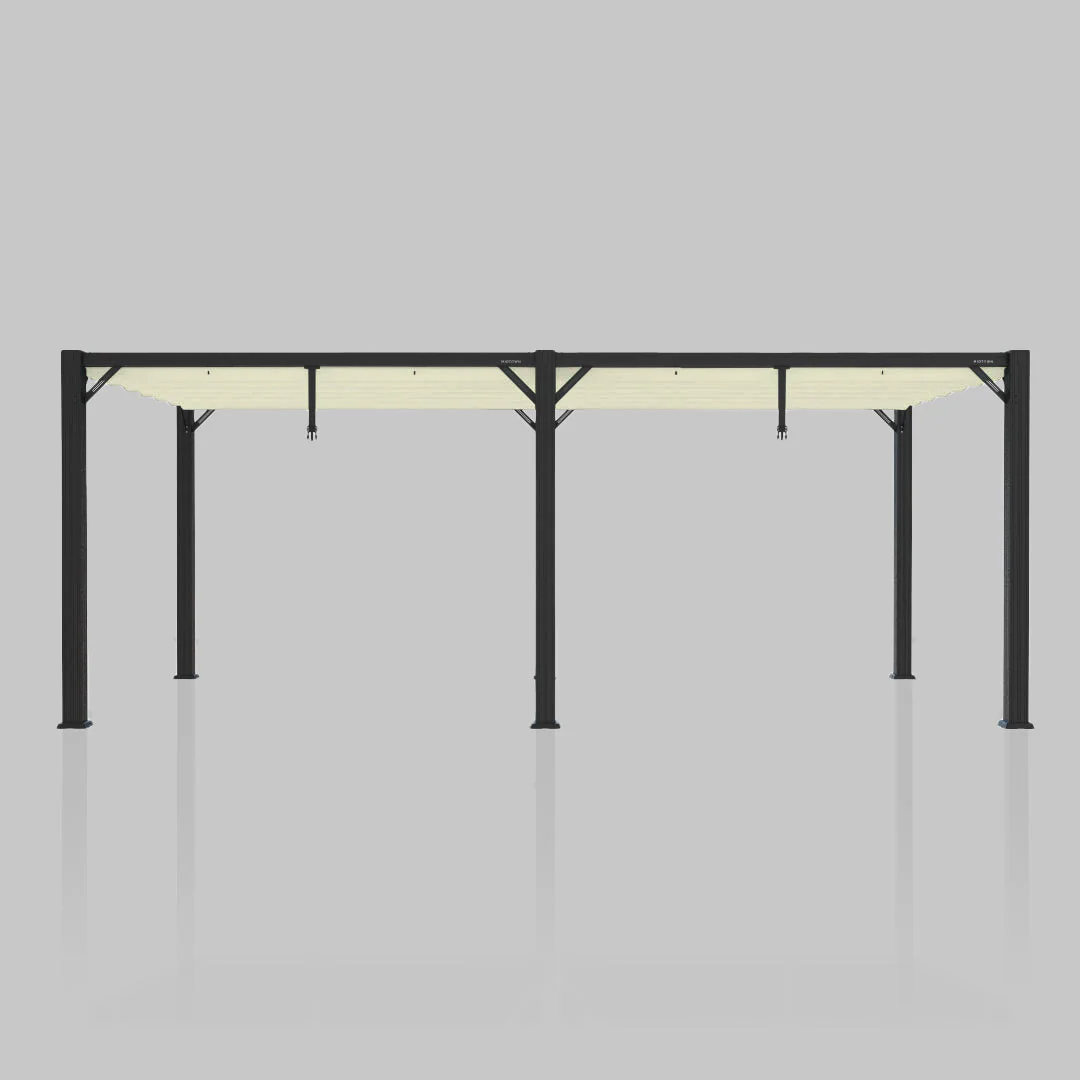 The Modular Pergola - Sunbrella Canvas Natural