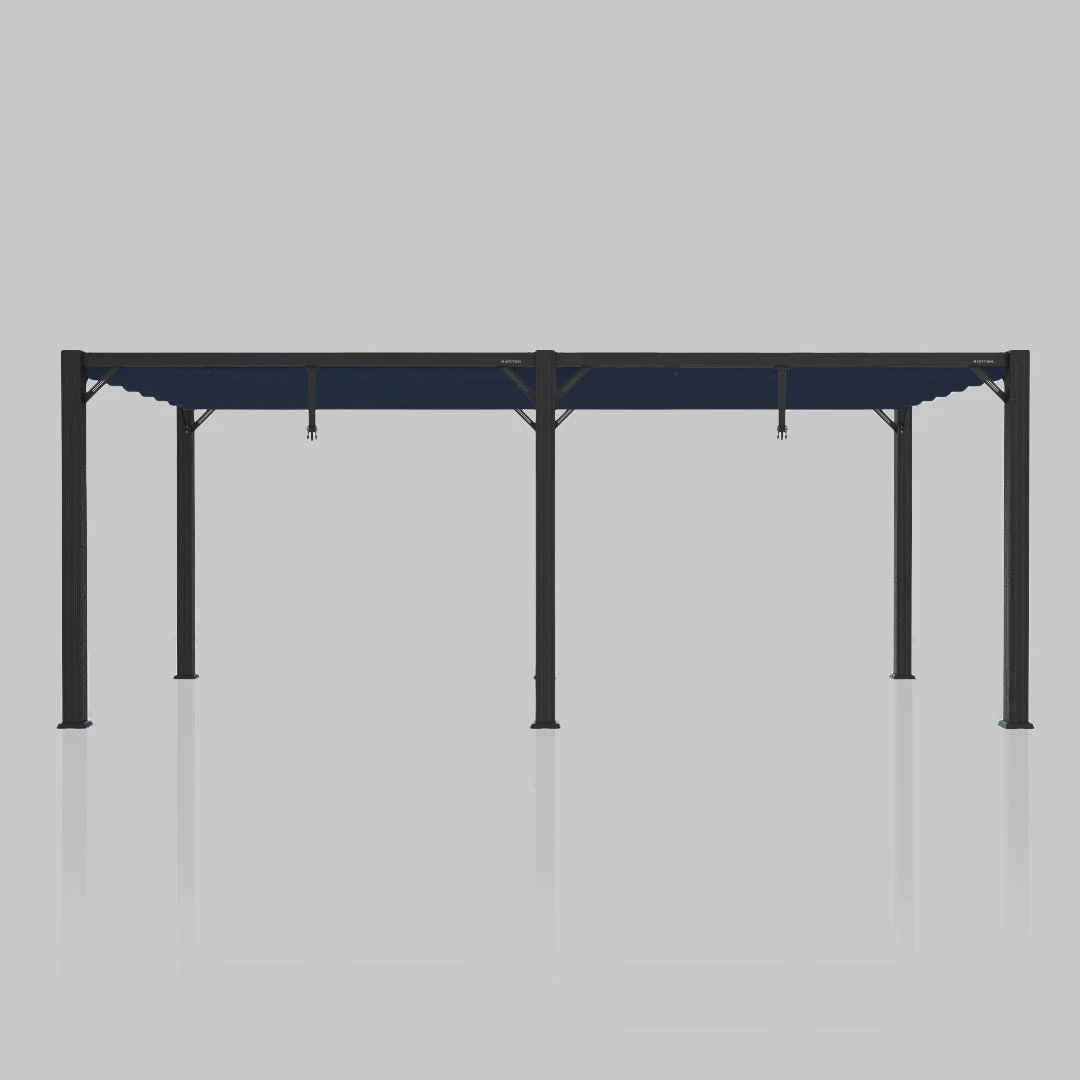 The Modular Pergola - Sunbrella Canvas Navy