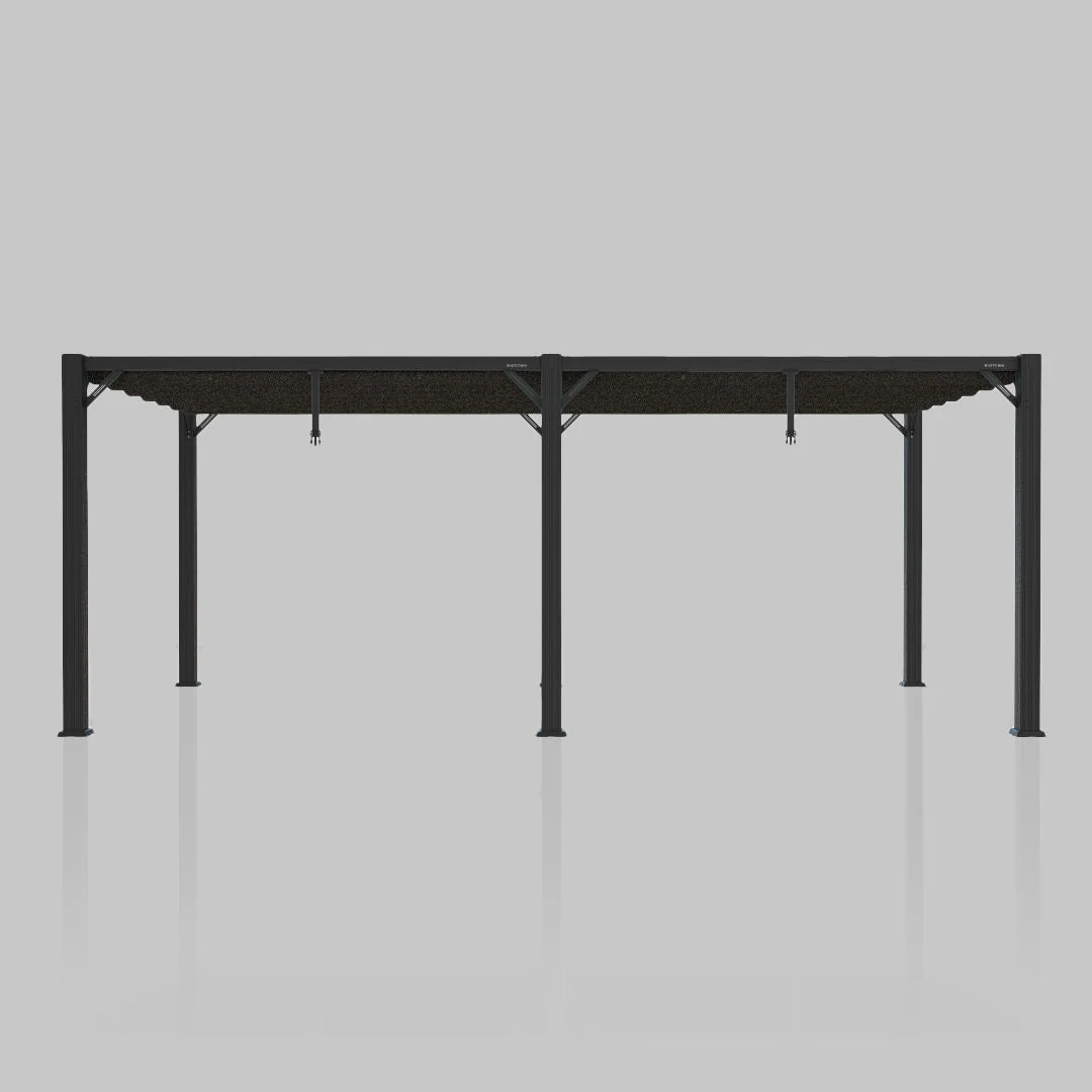 The Modular Pergola - Sunbrella Spectrum Carbon