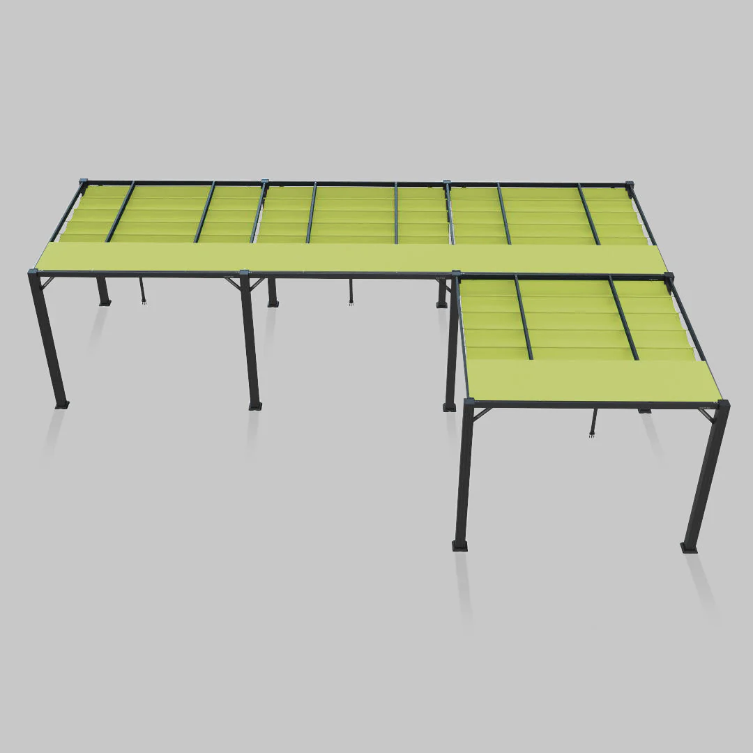 The Modular Pergola - Sunbrella Macaw