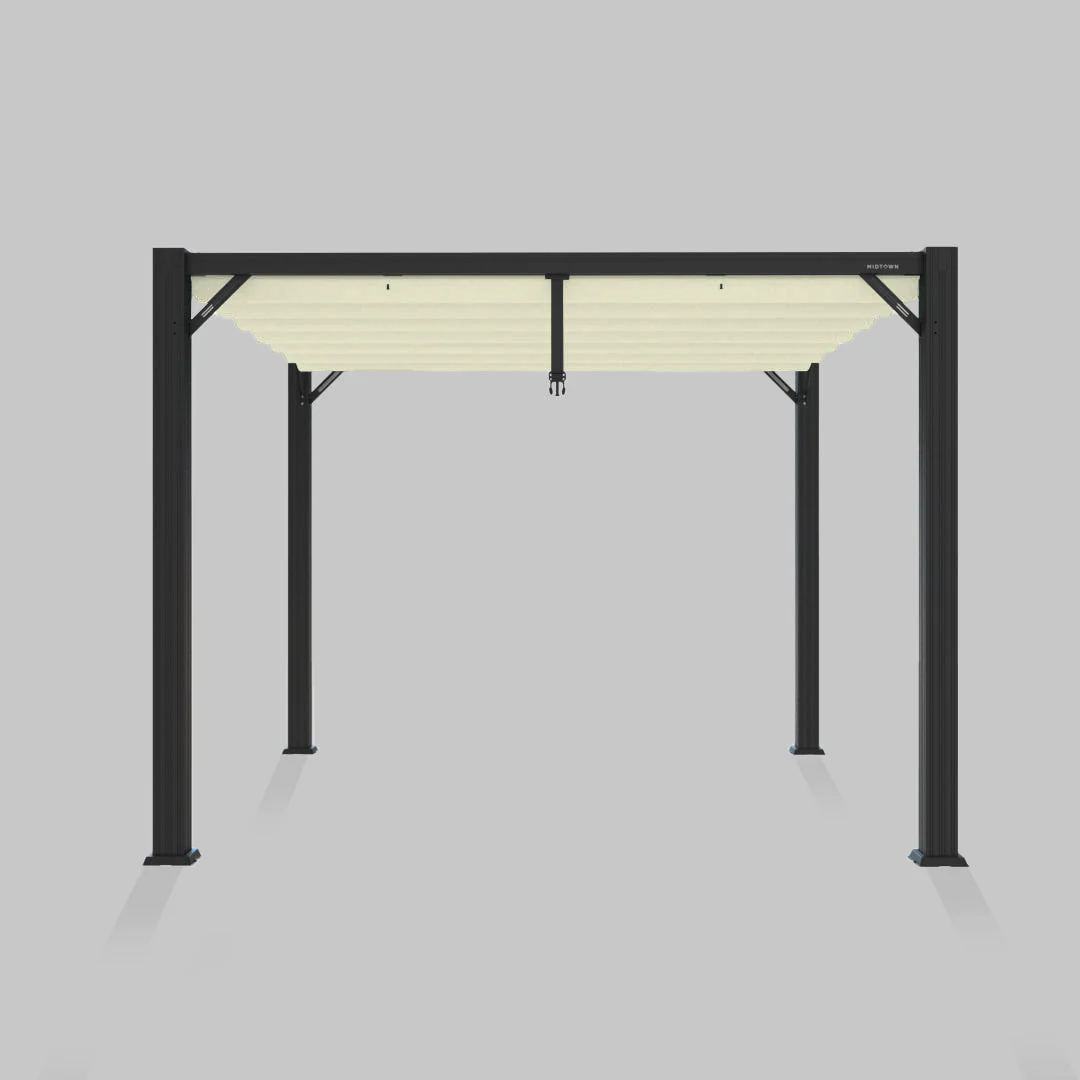 The Modular Pergola - Sunbrella Canvas Natural