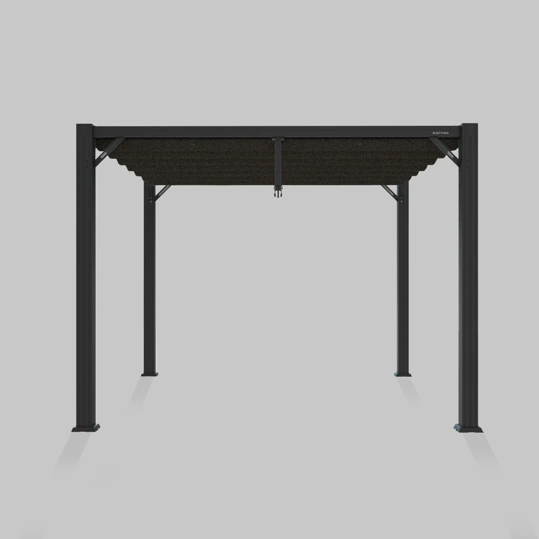 The Modular Pergola - Sunbrella Spectrum Carbon