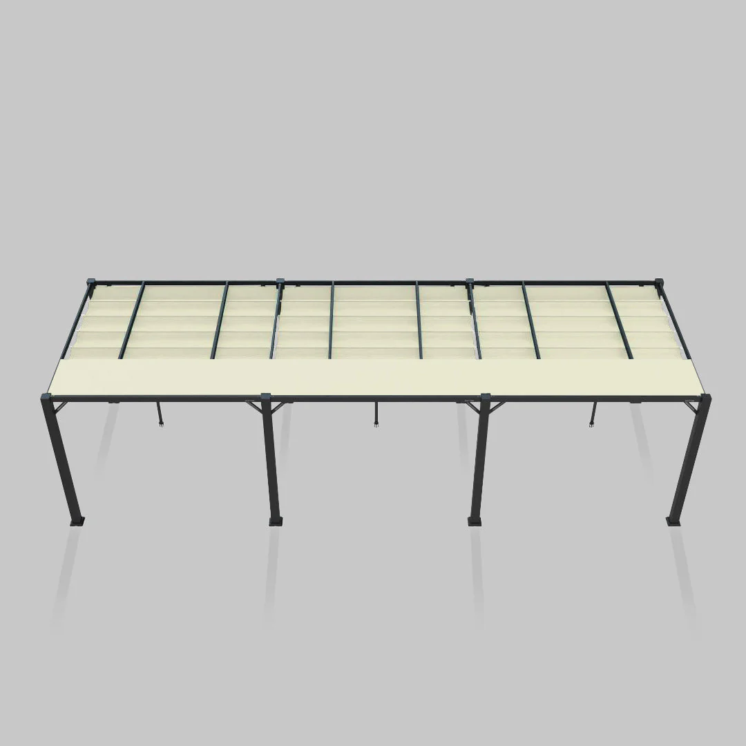 The Modular Pergola - Sunbrella Canvas Natural