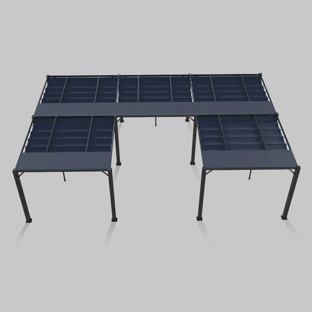 The Modular Pergola - Sunbrella Canvas Navy