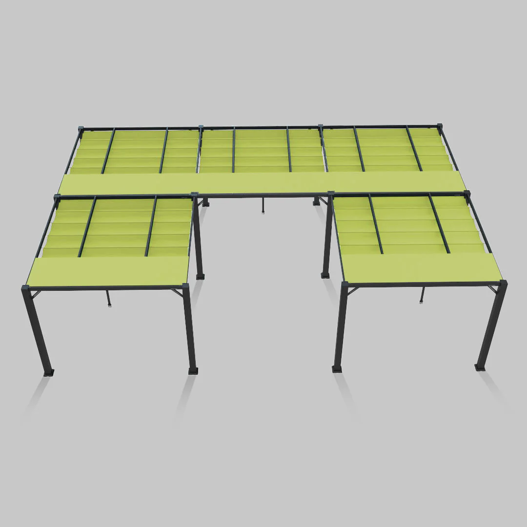 The Modular Pergola - Sunbrella Macaw