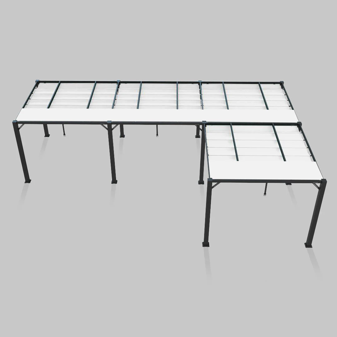 The Modular Pergola - Terylast Ivory - White