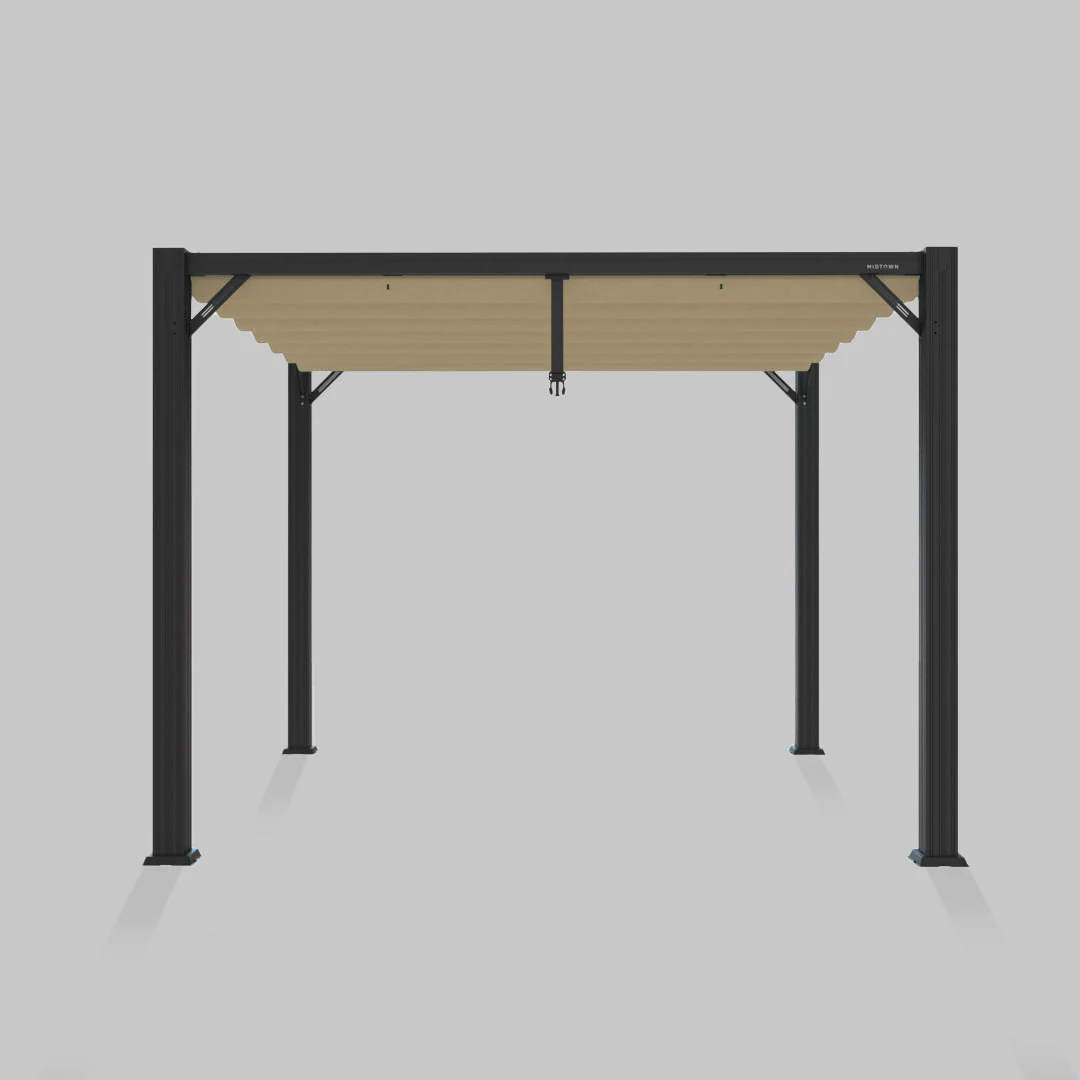 The Modular Pergola - Terylast Chestnut - Beige