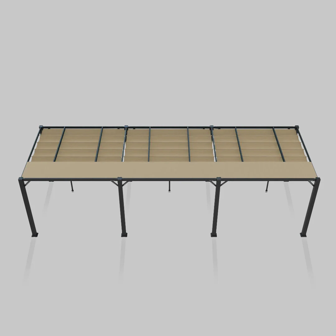 The Modular Pergola - Terylast Chestnut - Beige