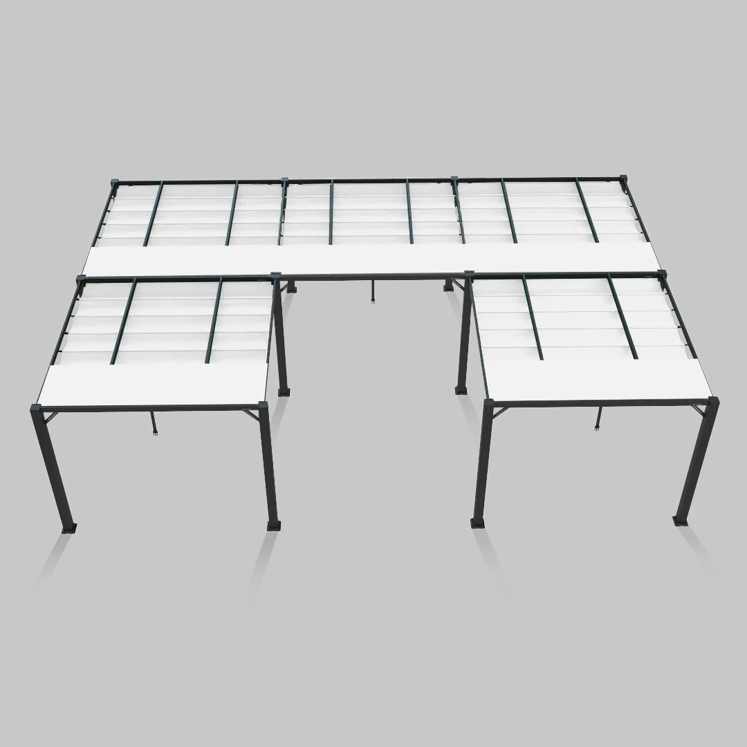 The Modular Pergola - Terylast Ivory - White
