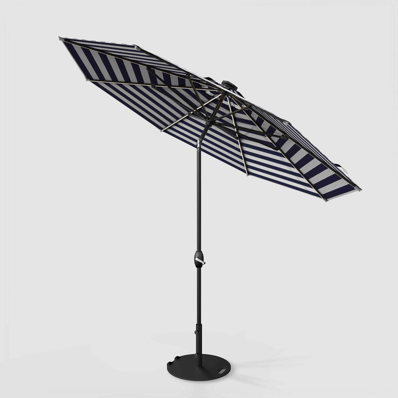 The Glow - Terylast Navy Stripes