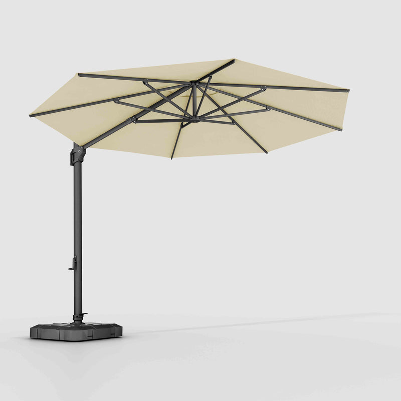 canvas miramar offset patio umbrella Grand Outdoor 12 FT Cantilever Sunbrella Umbrella, Patio This elegant and durable Cantilever Umbrella sets the industry standards for fashion and design JEAREY 11 ft. Outdoor Cantilever