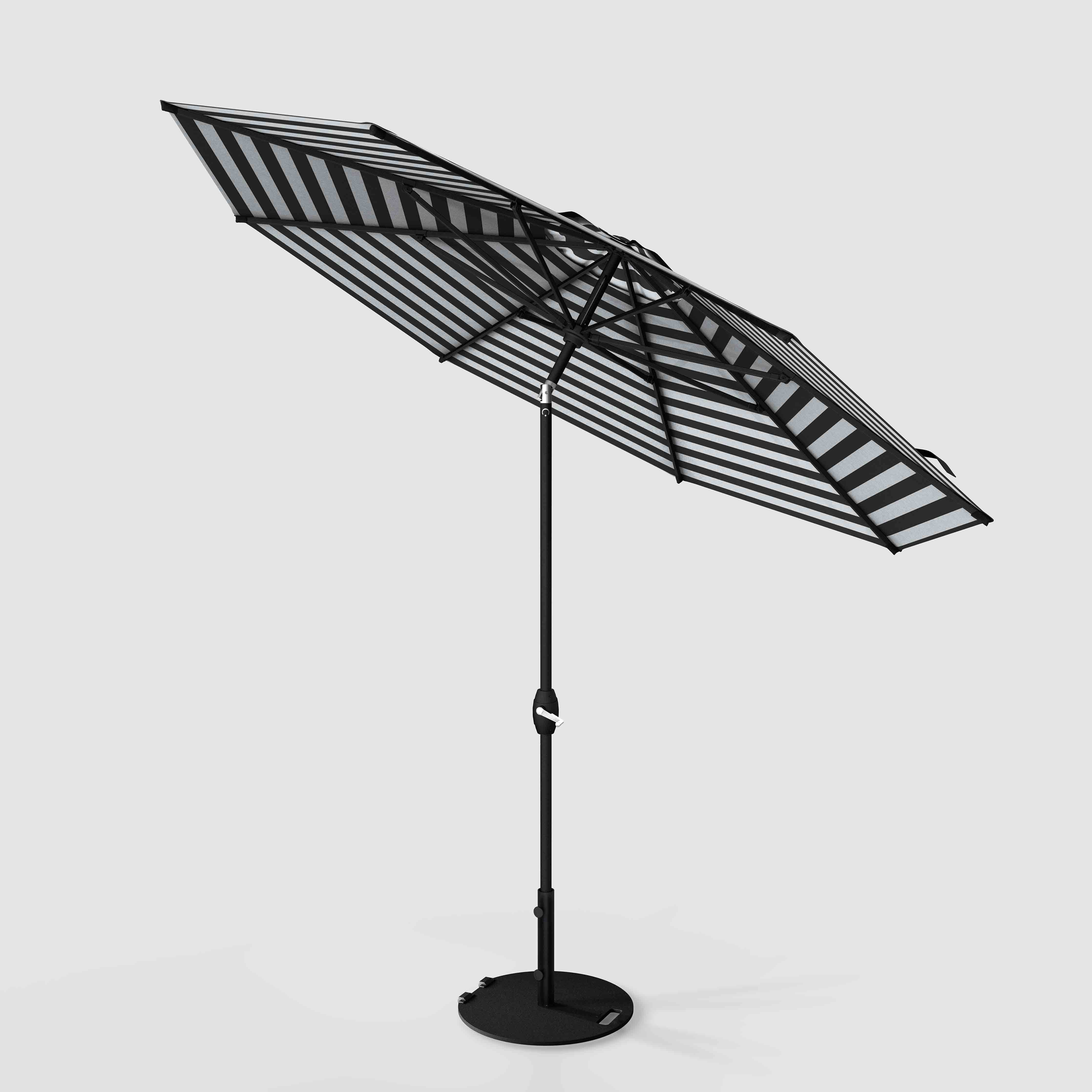 The Lean™ - Sunbrella negro y gris