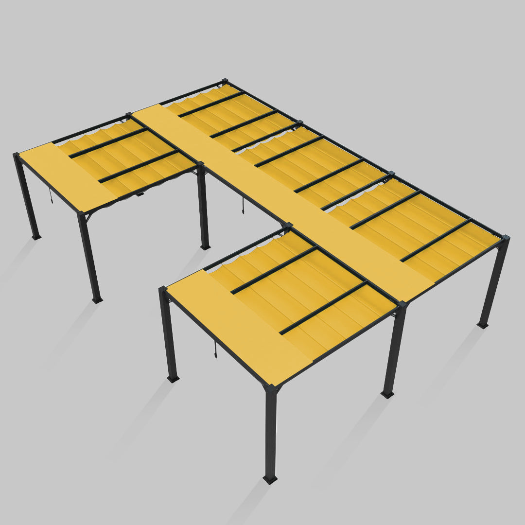 #configuration pergola_U shape #frame colour_Aluminum