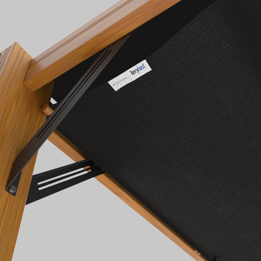 The Modular™ Wooden Pergola - Terylast Ebony - Black