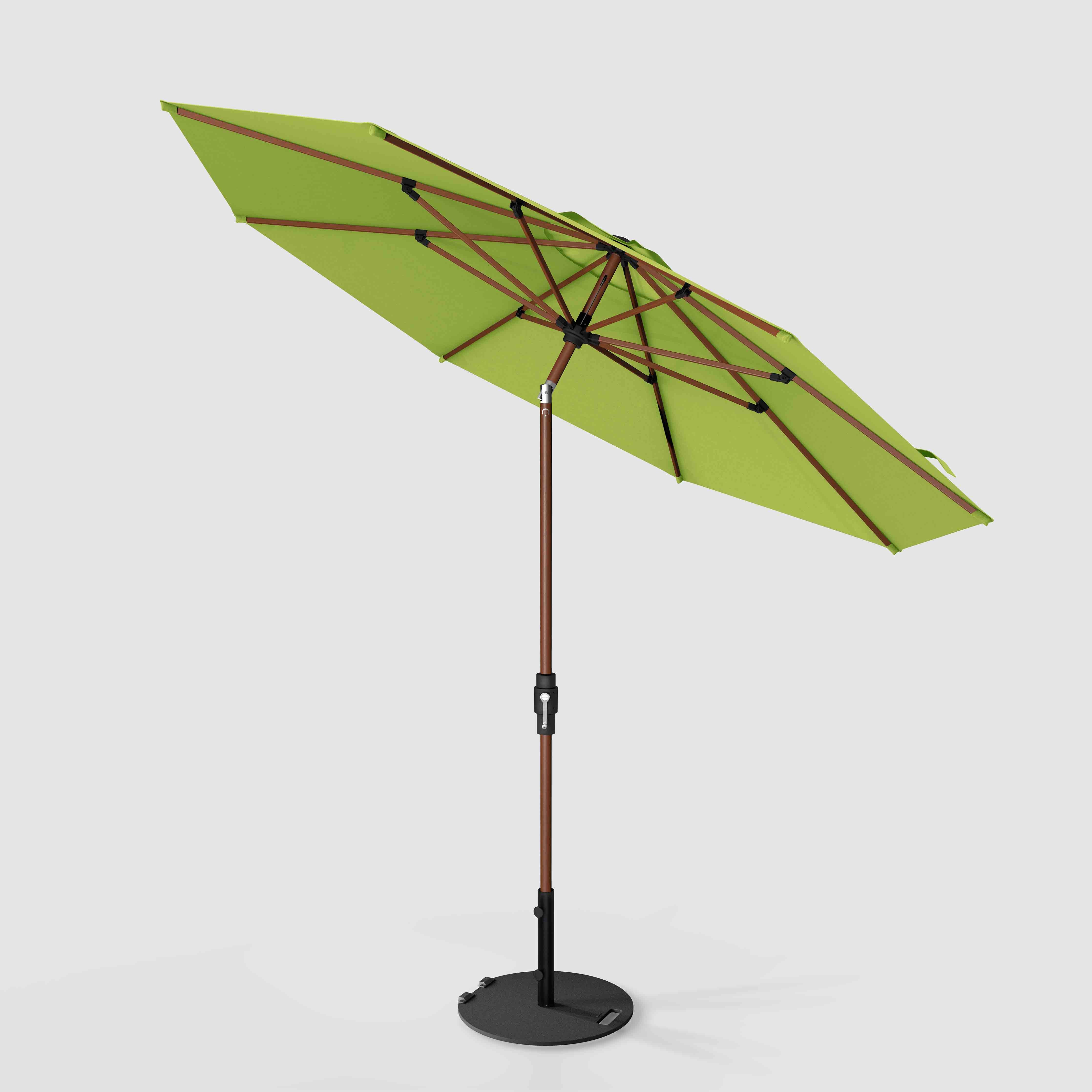 8ft-10ft Auto Tilt Sunbrella Patio Umbrella | Stylish