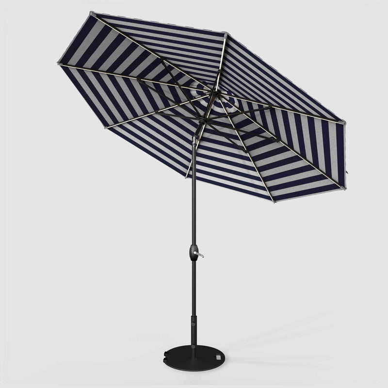 The Glow - Terylast Navy Stripes