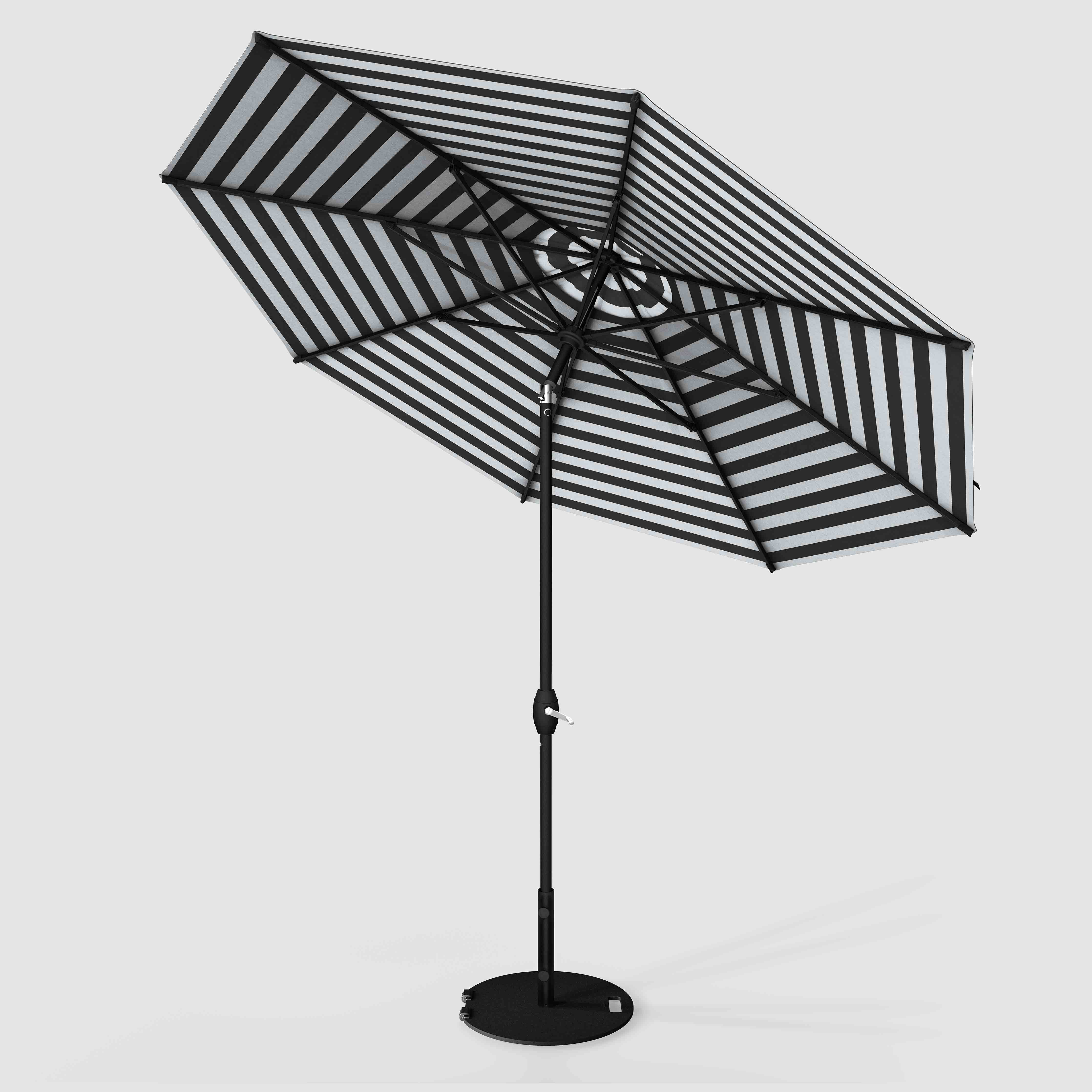 The Lean™ - Sunbrella negro y gris