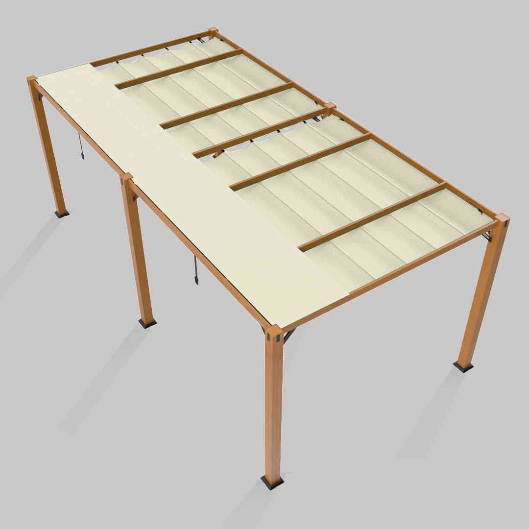 #configuration pergola_double #frame colour_Wood