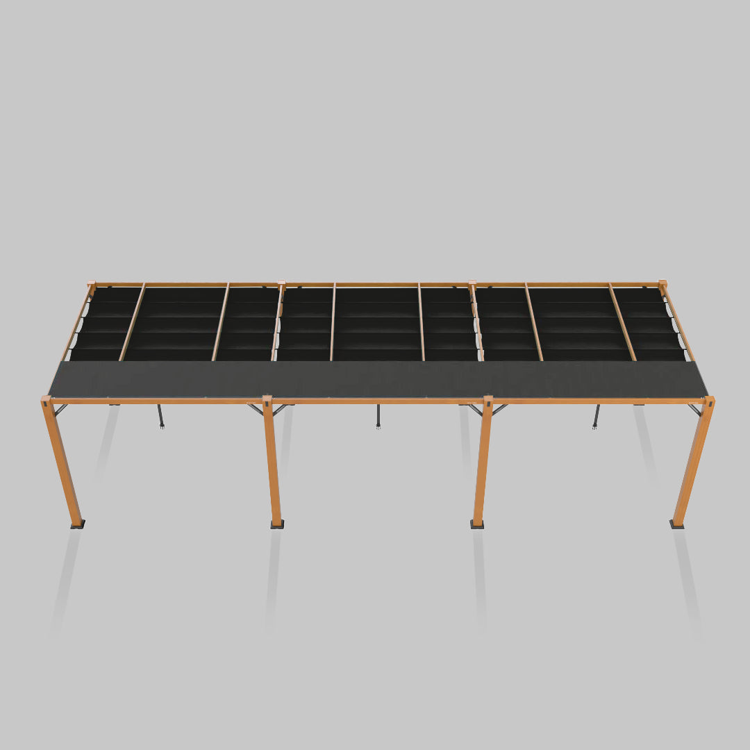 #configuration pergola_triple #frame colour_Wood