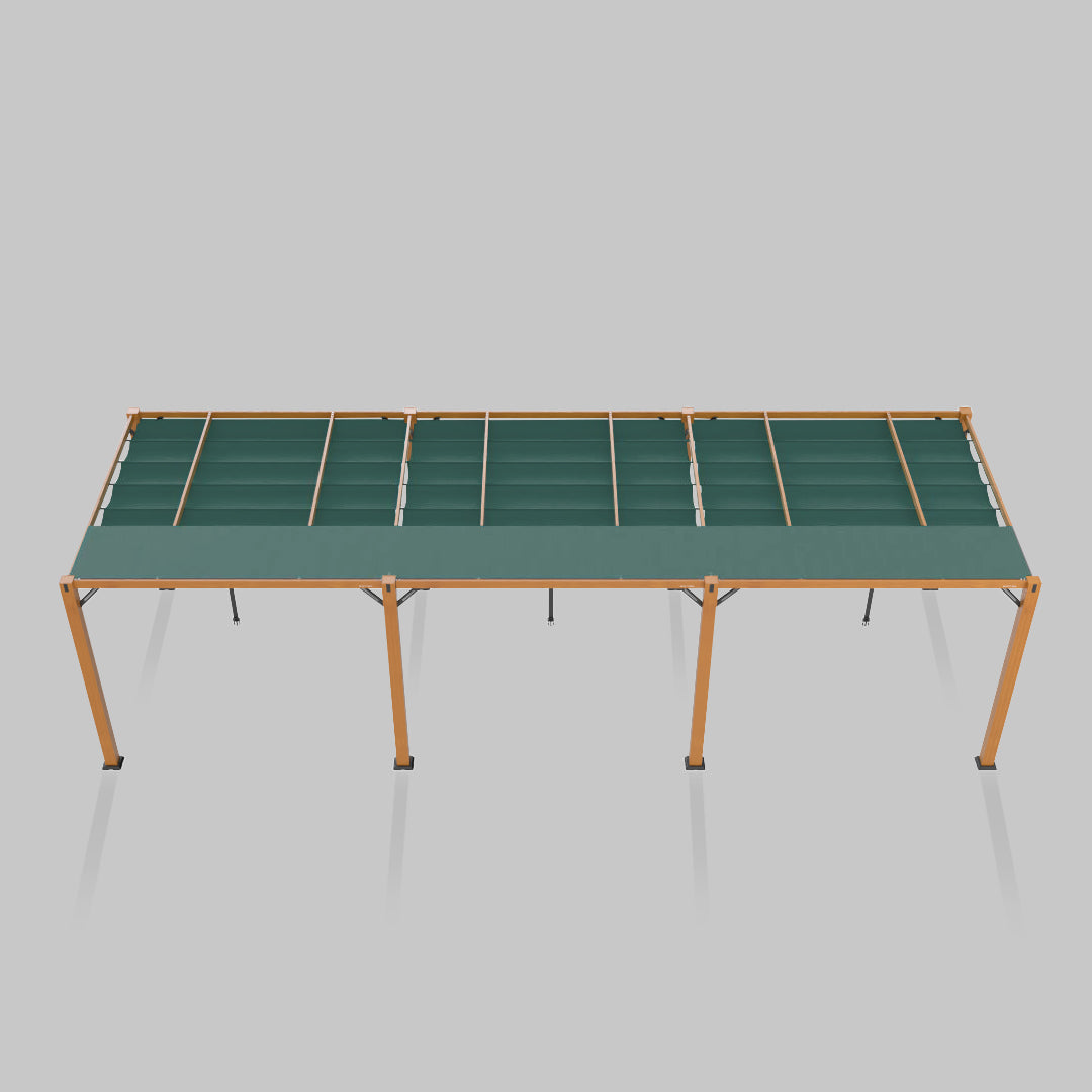 #configuration pergola_triple #frame colour_Wood
