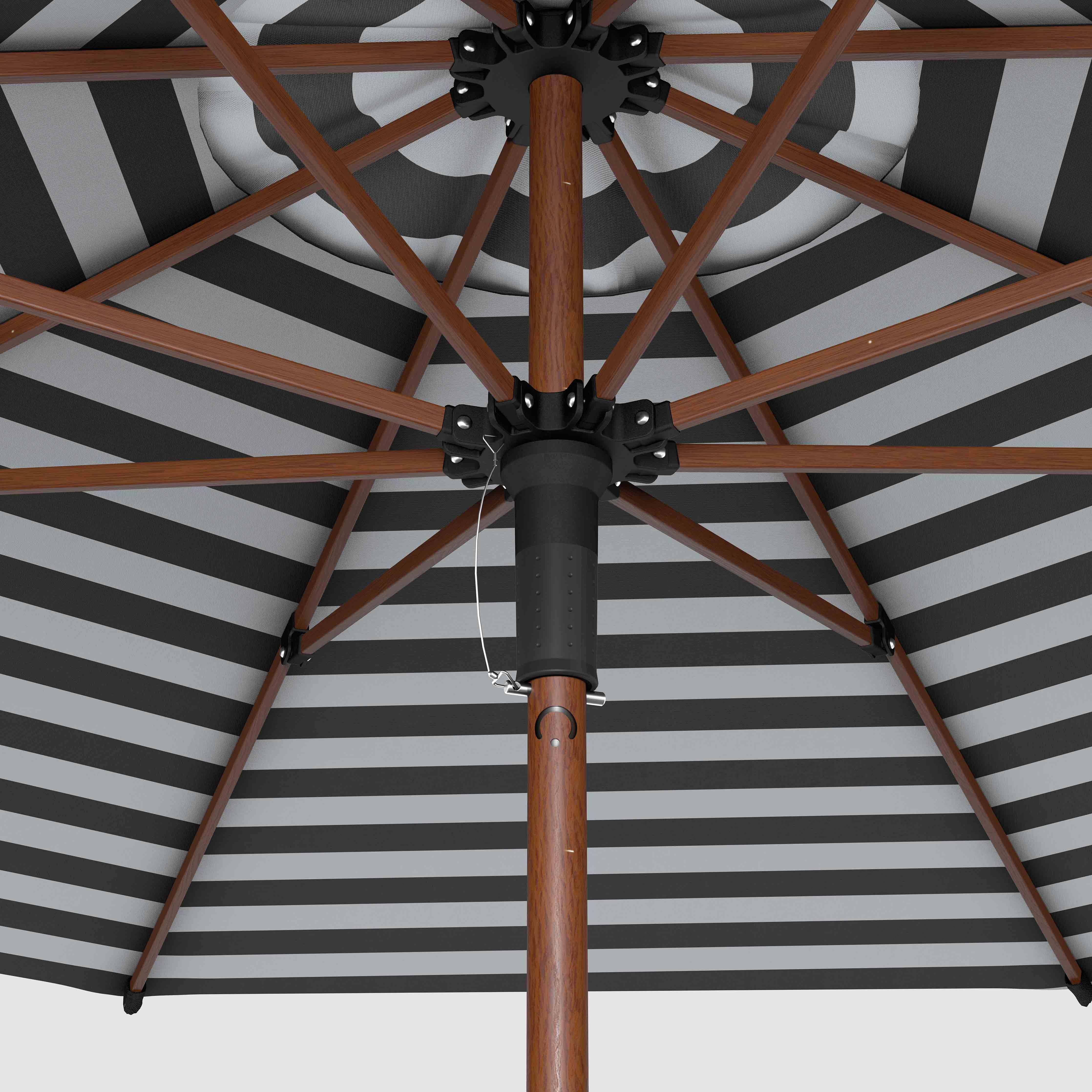 The Wooden™ - Sunbrella negro y gris
