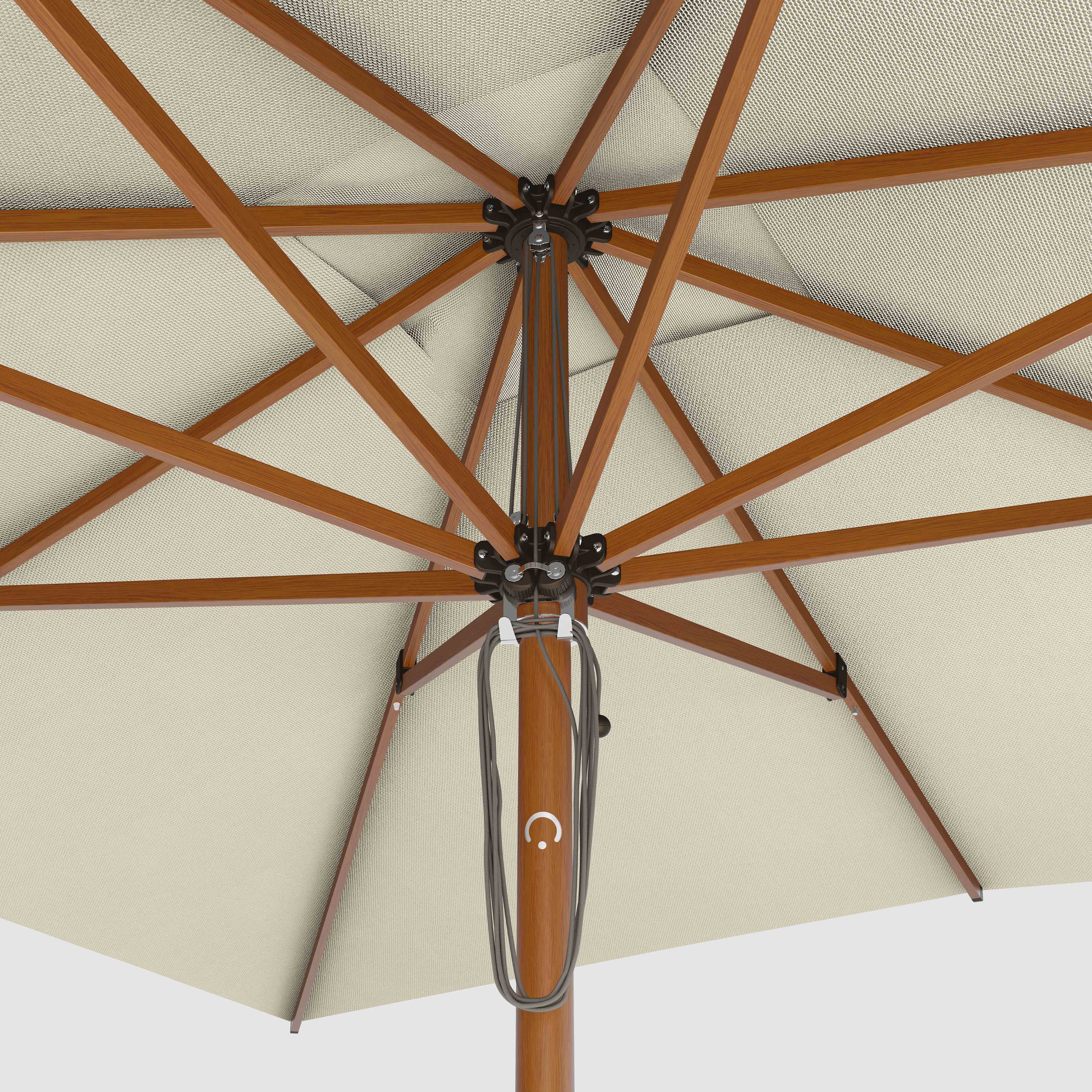 #Size_10ft x 10ft #pole finish_Wood