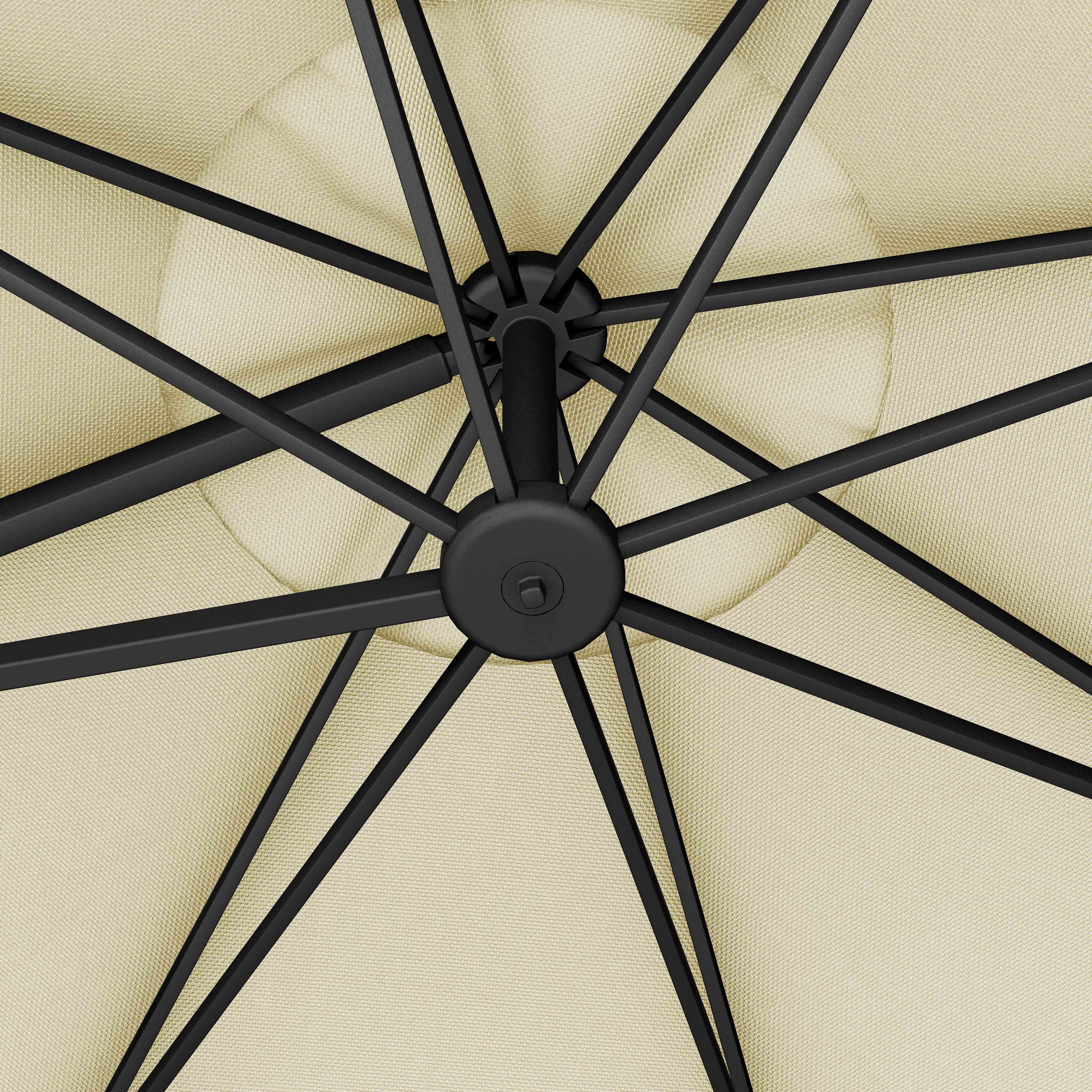 10ft Round Offset Cantilever Sunbrella Patio Umbrella | Wind 10ft Round Offset Cantilever Sunbrella Patio Umbrella | Wind
