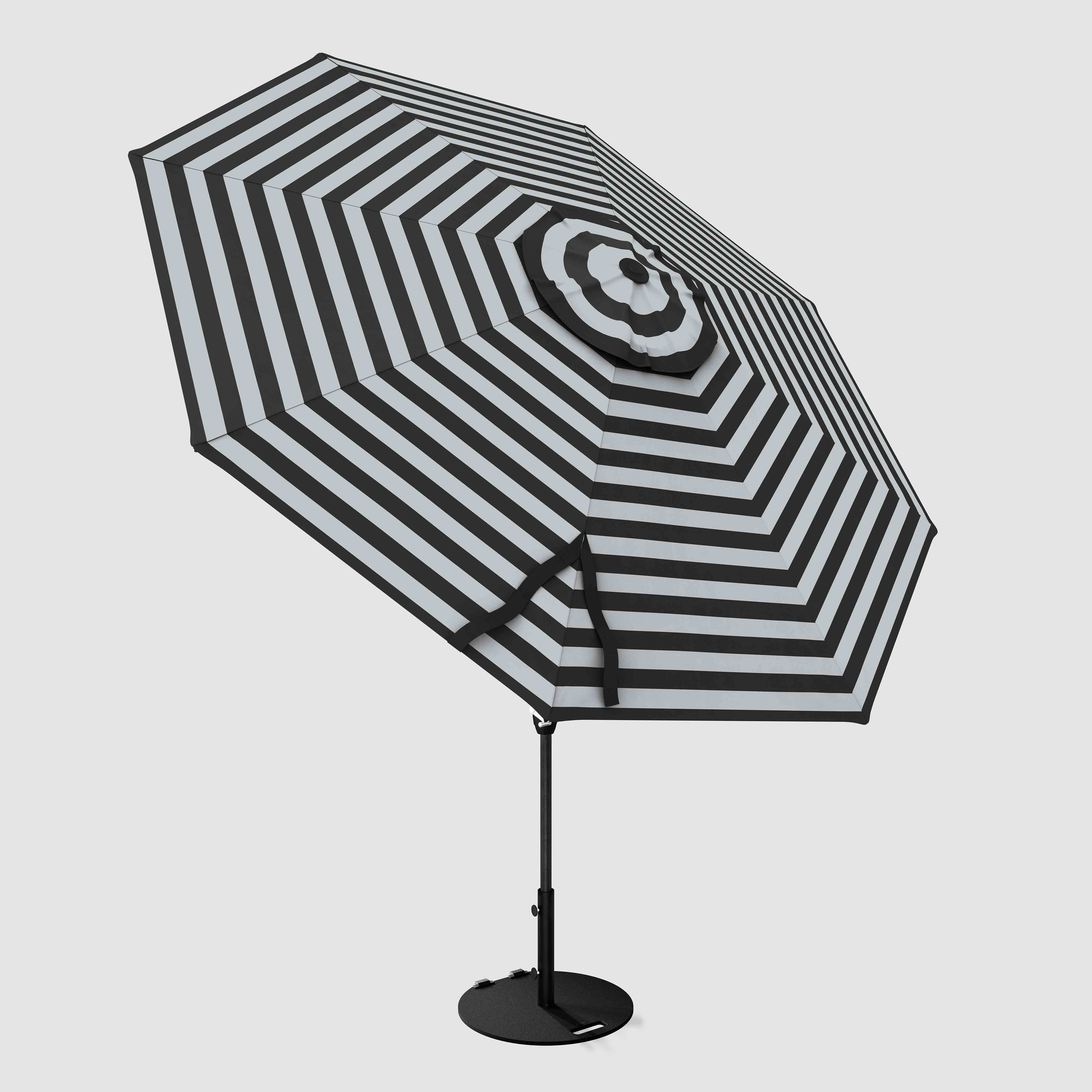 The Lean™ - Sunbrella negro y gris