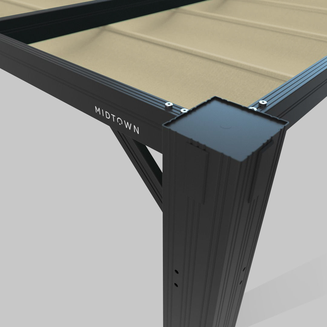 #configuration pergola_U shape #frame colour_Aluminum