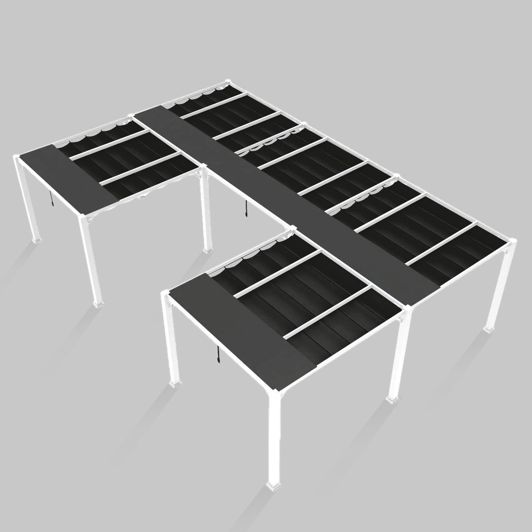 #configuration pergola_U shape #frame colour_White
