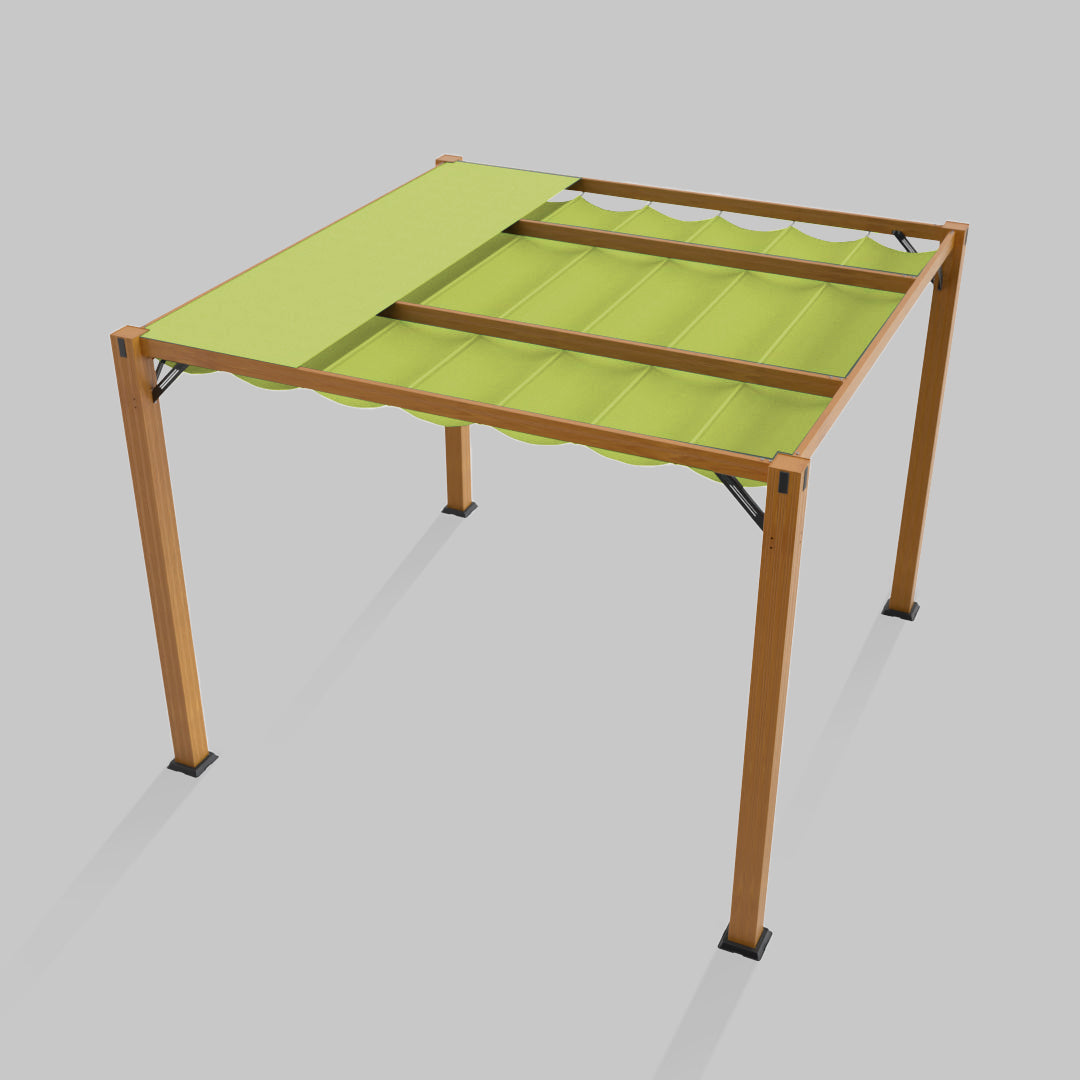 #configuration pergola_single #frame colour_Wood