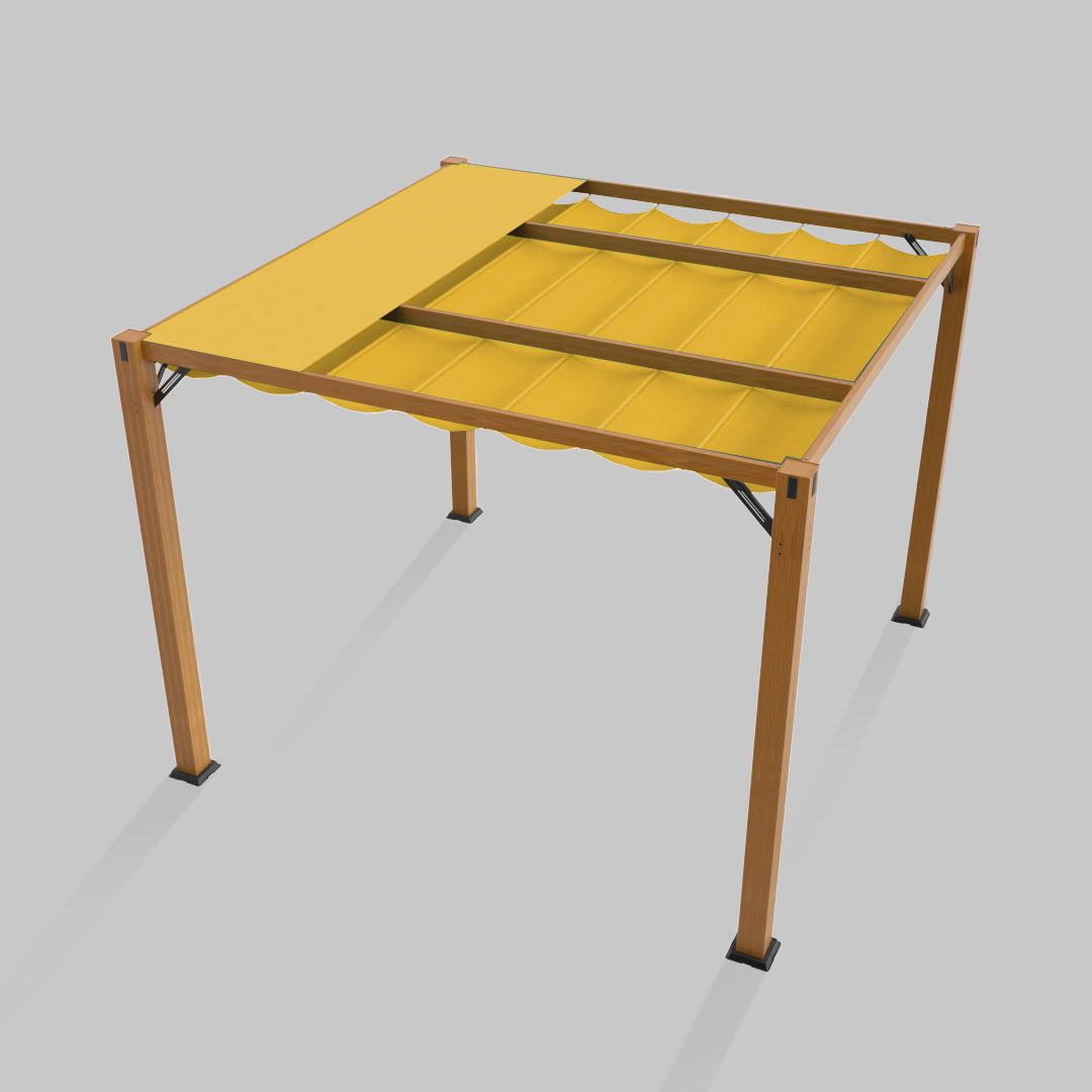 #configuration pergola_single #frame colour_Wood