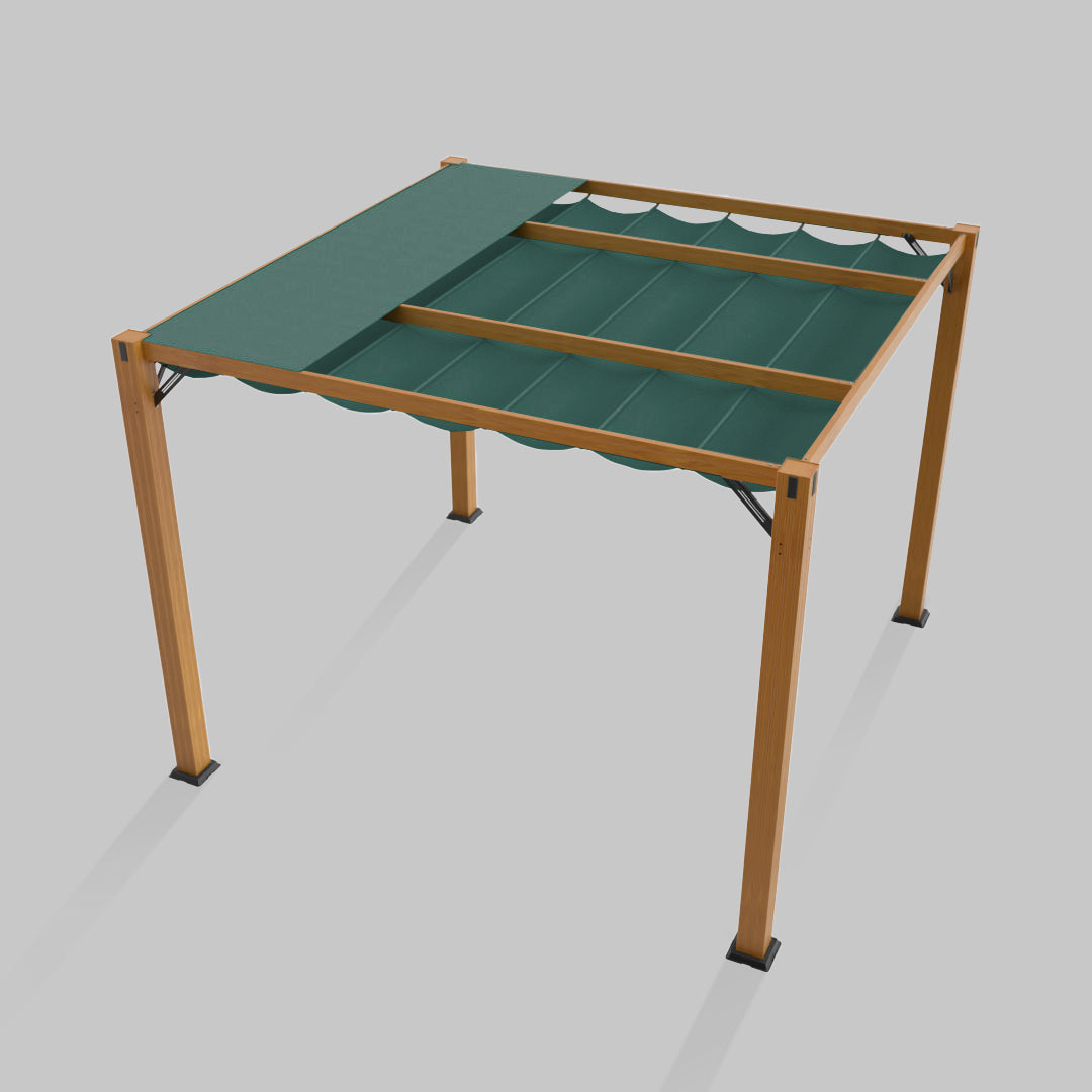 #configuration pergola_single #frame colour_Wood