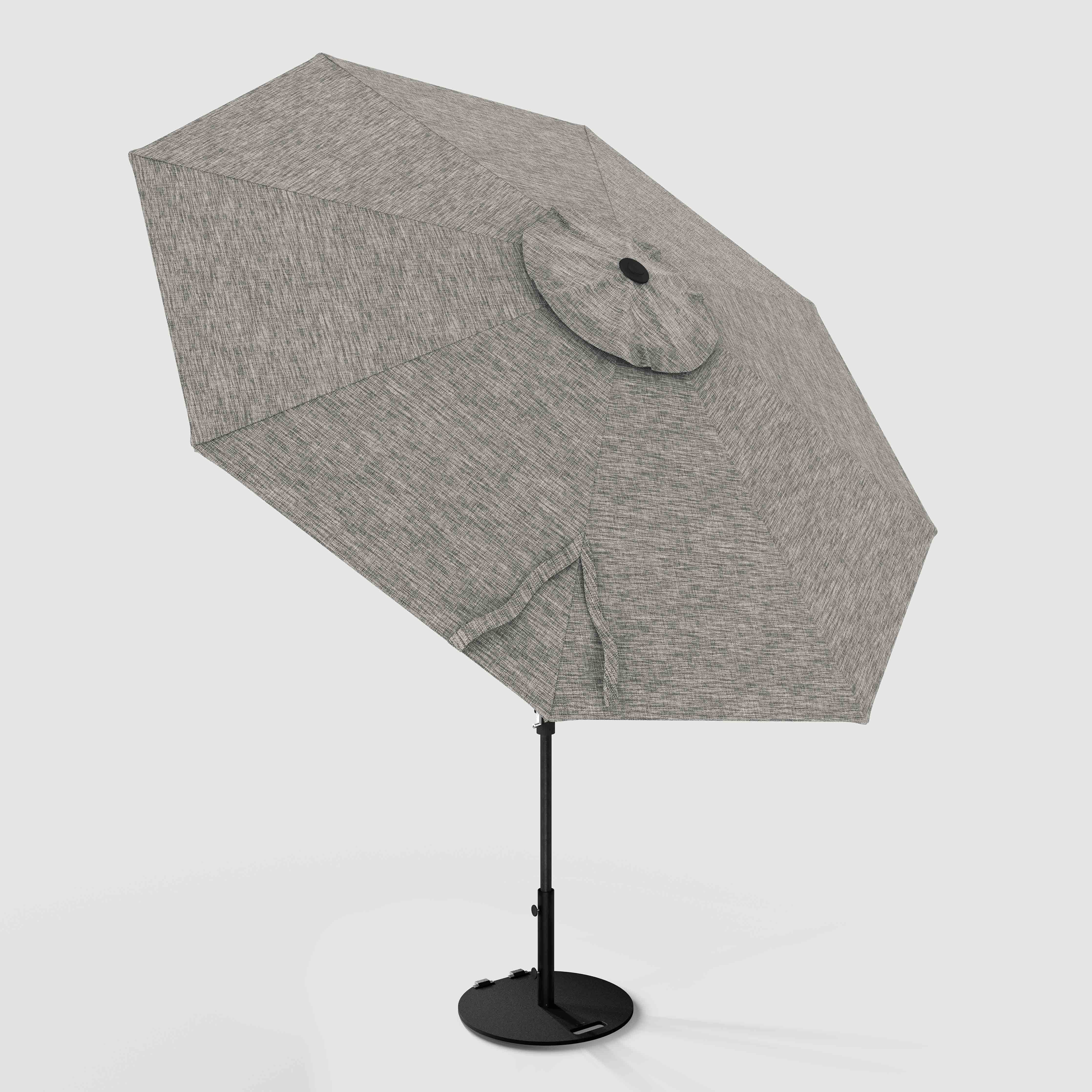 8ft-10ft Auto Tilt Sunbrella Patio Umbrella | Fiberglass Ribs