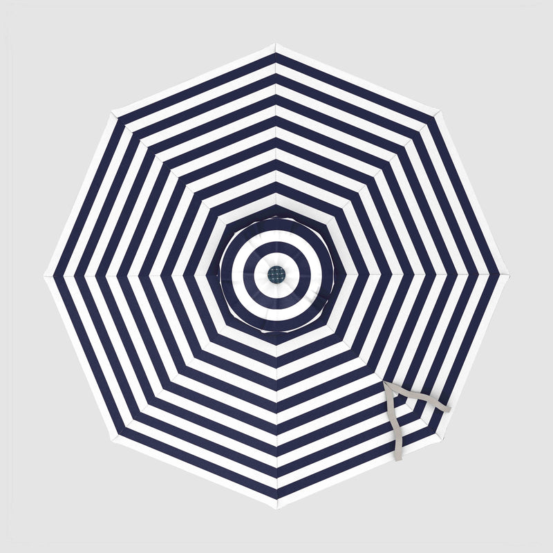 The Glow - Terylast Navy Stripes