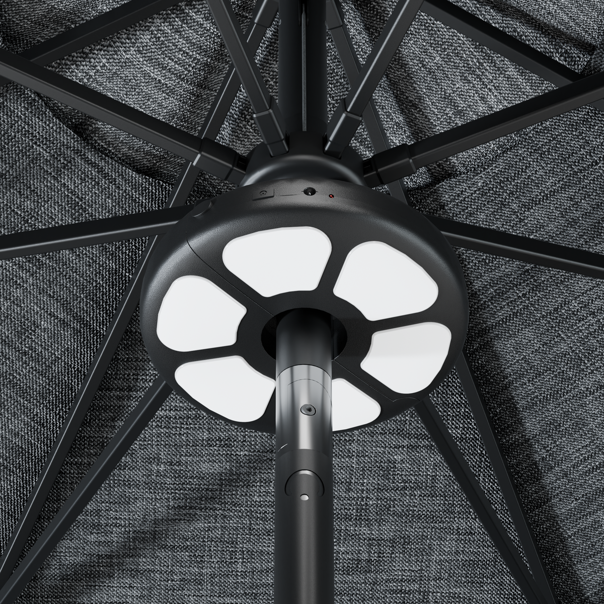 aidout patio umbrella lights LED Patio Umbrella Light | Rechargeable & Cordless, 3 Brightness Settings