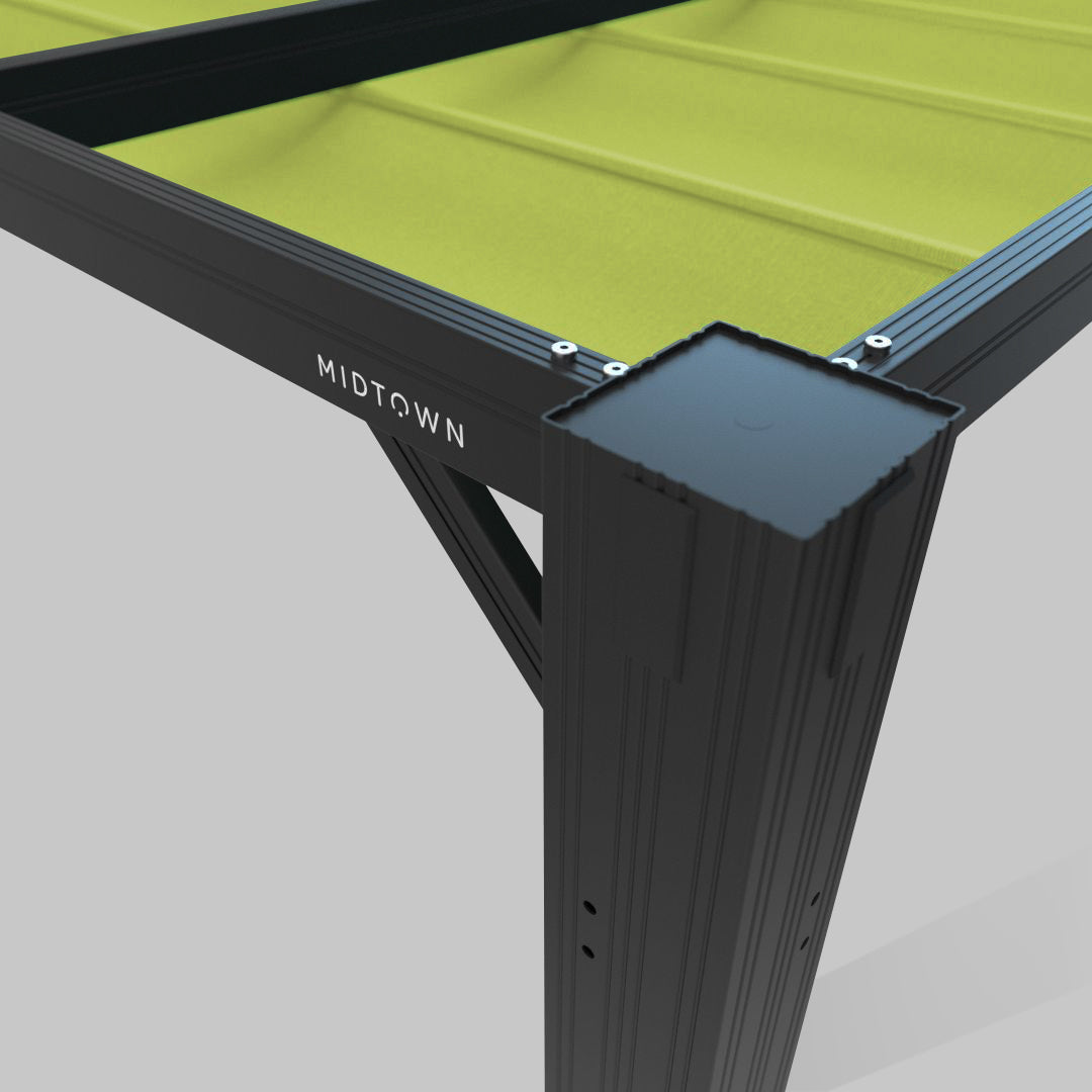 #configuration pergola_U shape #frame colour_Aluminum